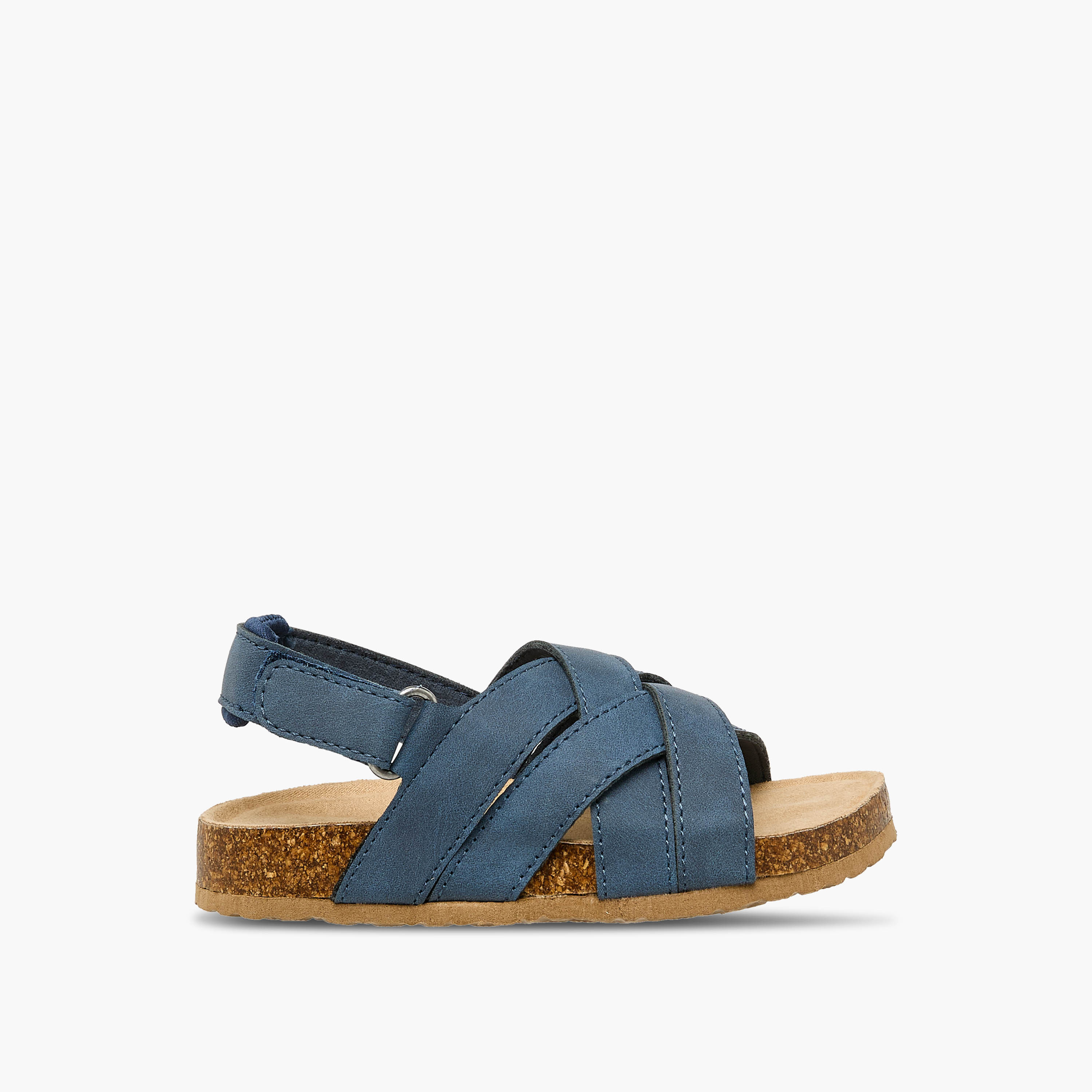 صندل بحزام متقاطع وشريط إغلاق لاصق للأولاد من جونيورز-boys-shoes-sandals-image-2