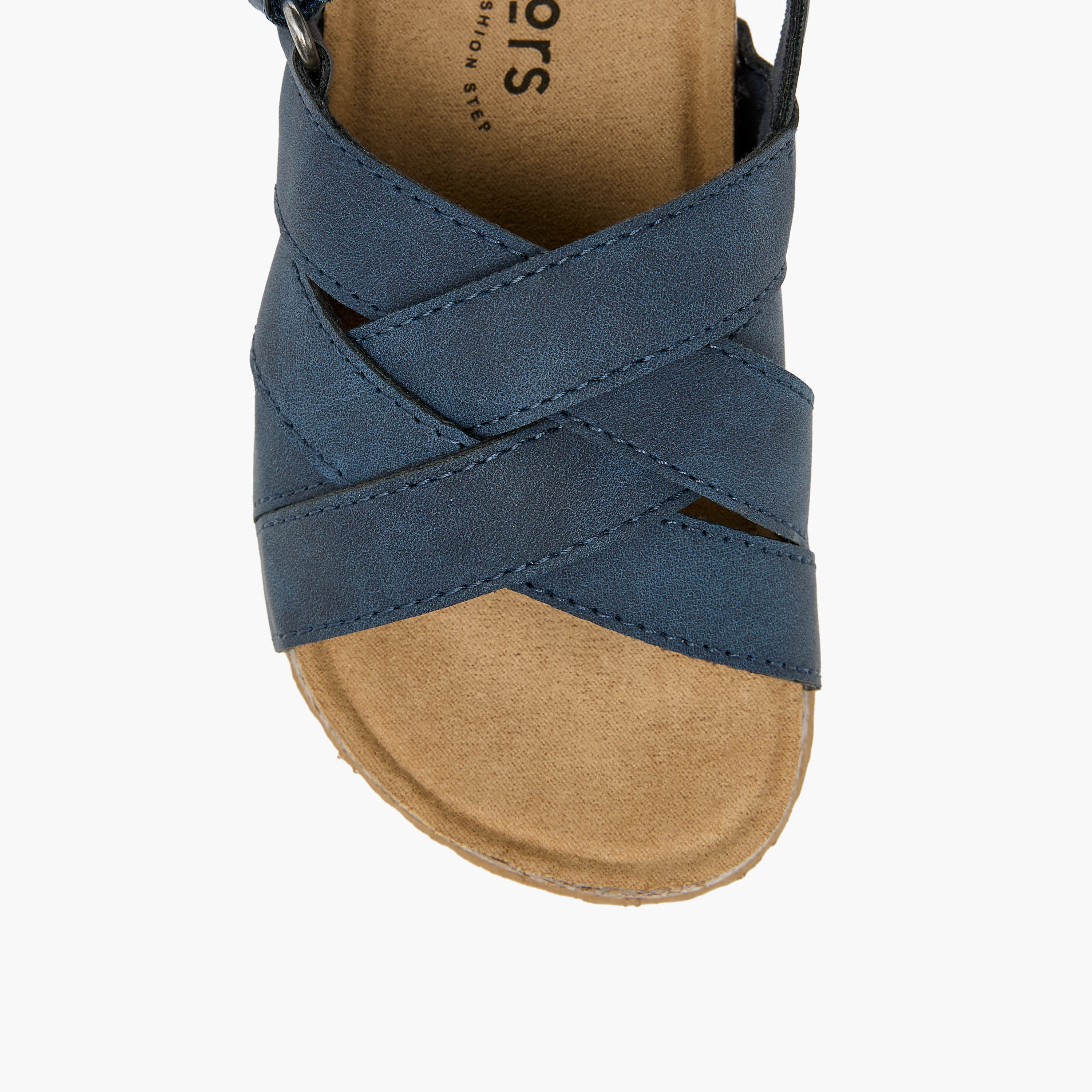 صندل بحزام متقاطع وشريط إغلاق لاصق للأولاد من جونيورز-boys-shoes-sandals-image-3