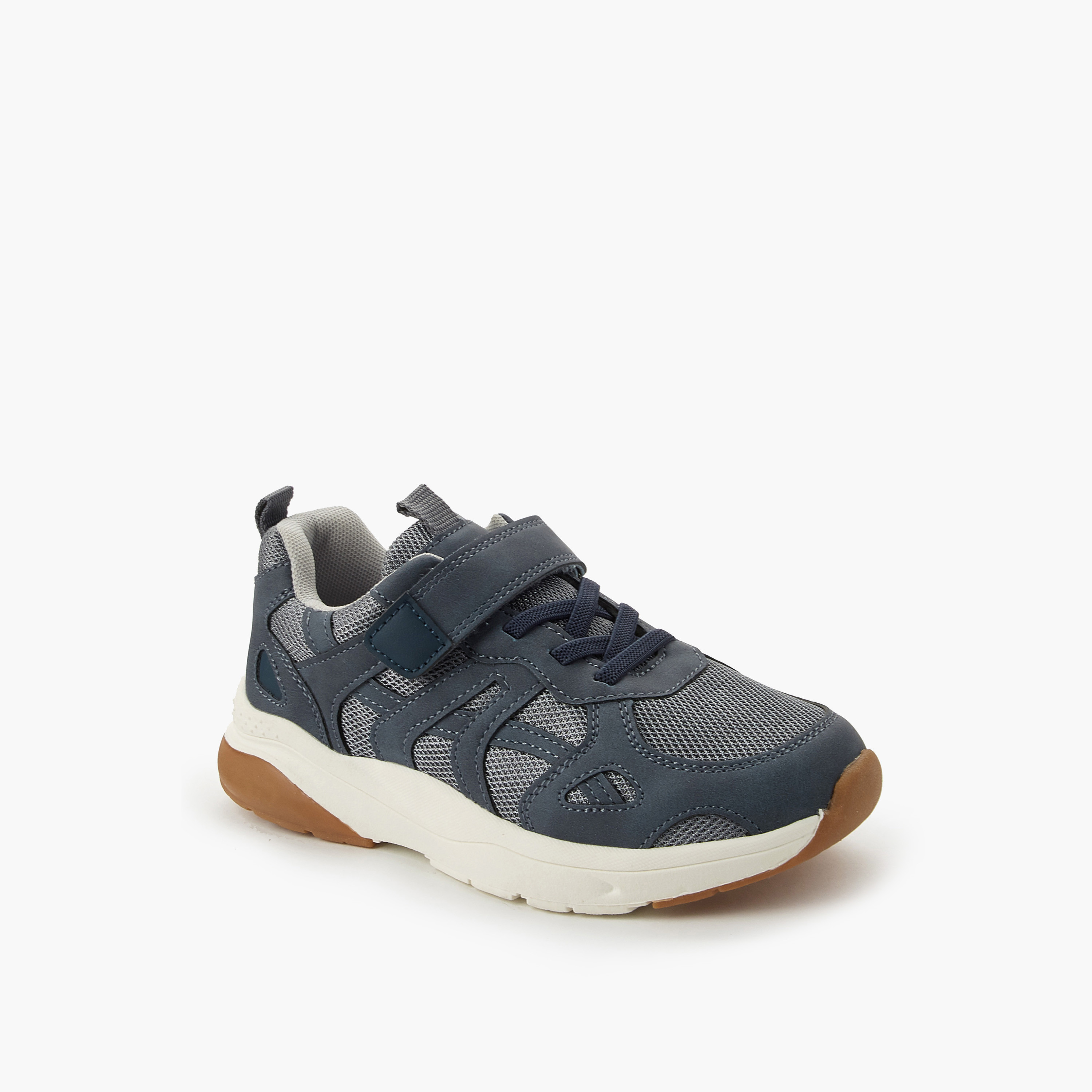 Mister Duchini Boys Hook and Loop Sneakers-boys-shoes-sneakers-image-3