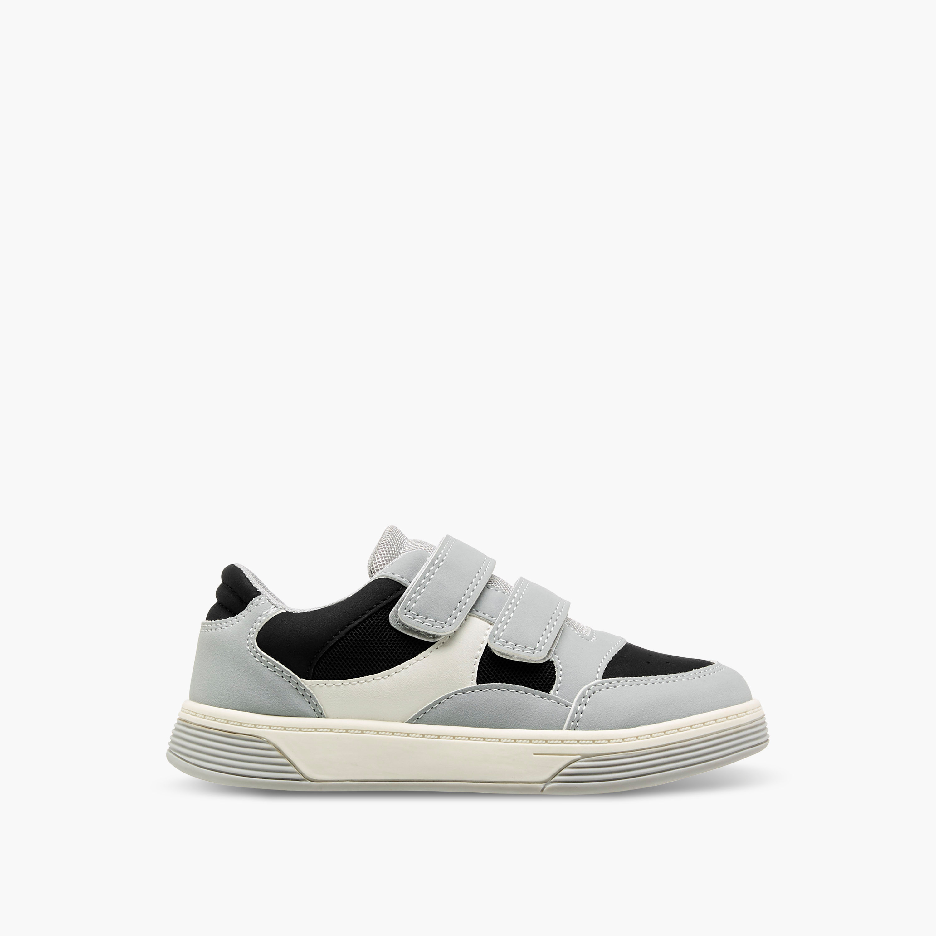 حذاء سنيكرز متعدد التصاميم بشريط إغلاق لاصق من جونيورز-boys-shoes-sneakers-image-3