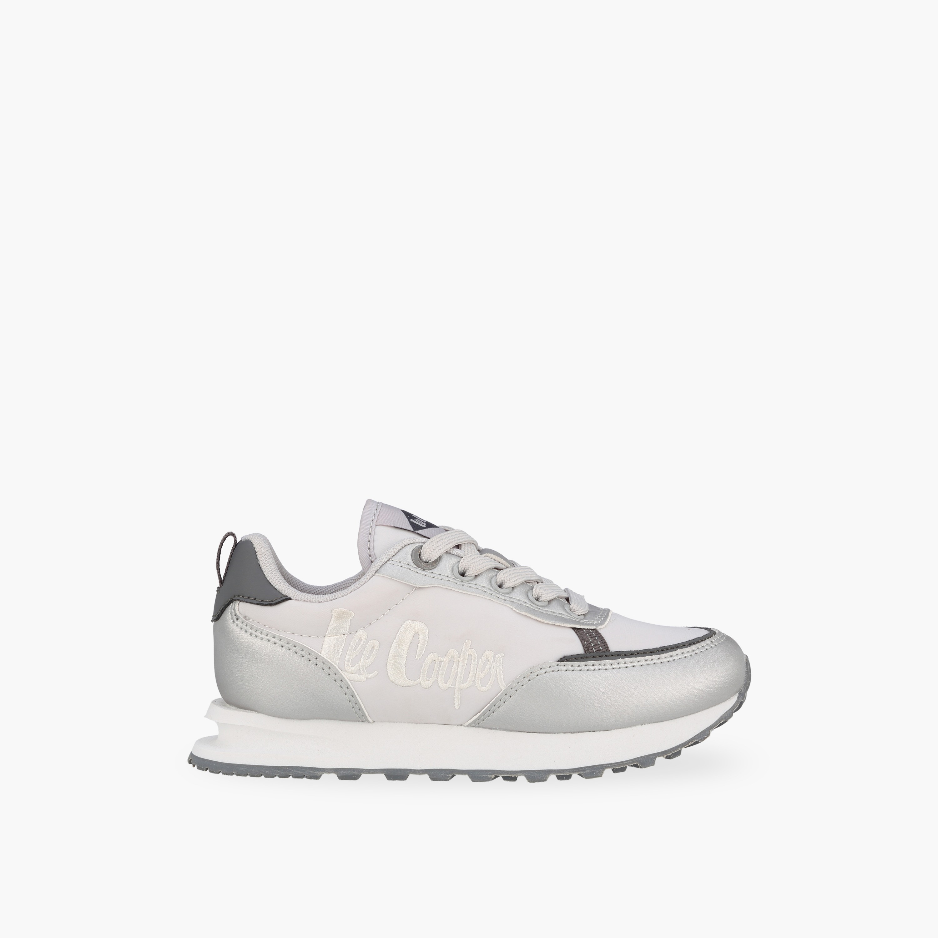 Lee Cooper Girls Panelled Lace-Up Ankle Sneakers-girls-shoes-sneakers-image-3