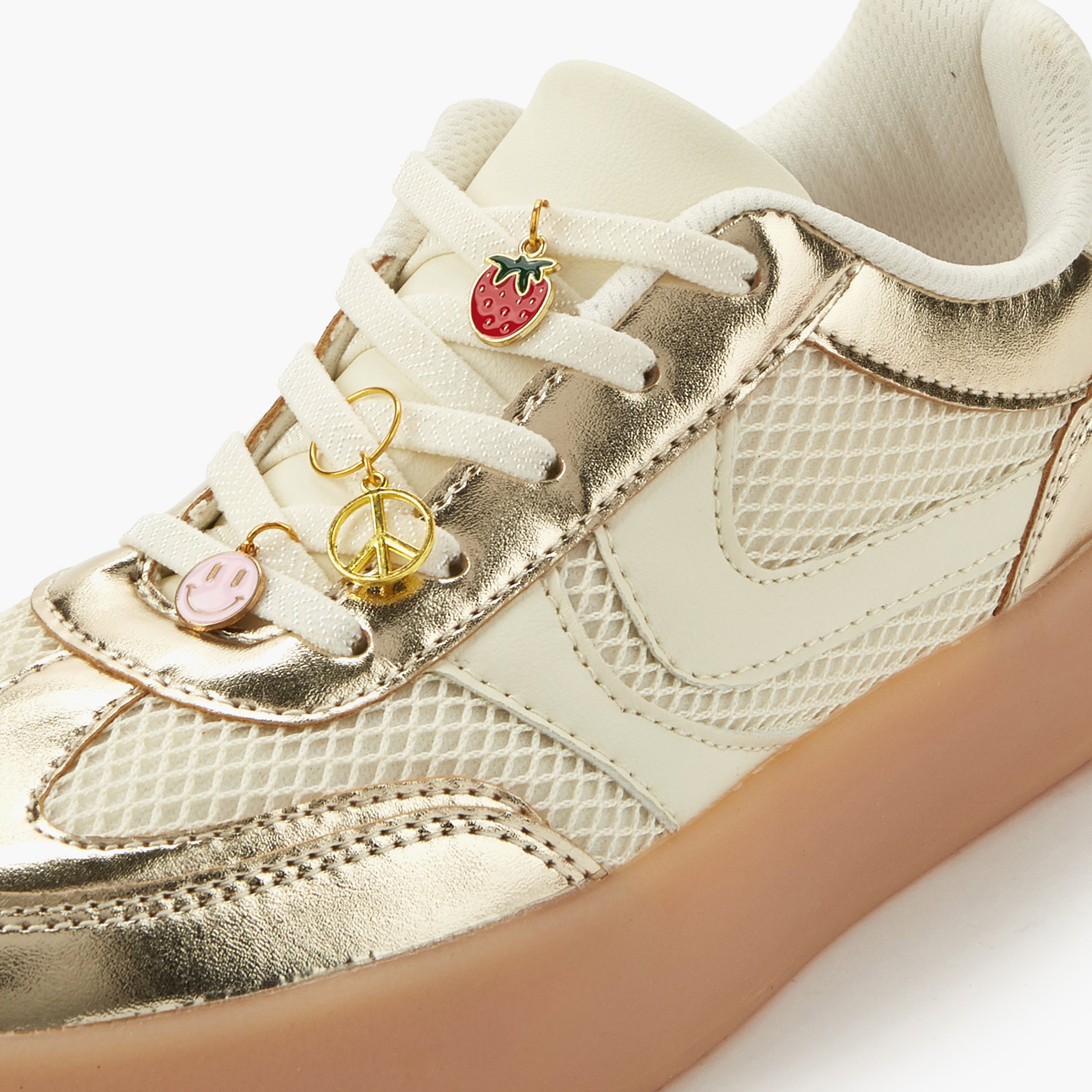Little Missy Girls Lace-Up Sneakers-girls-shoes-sneakers-image-4