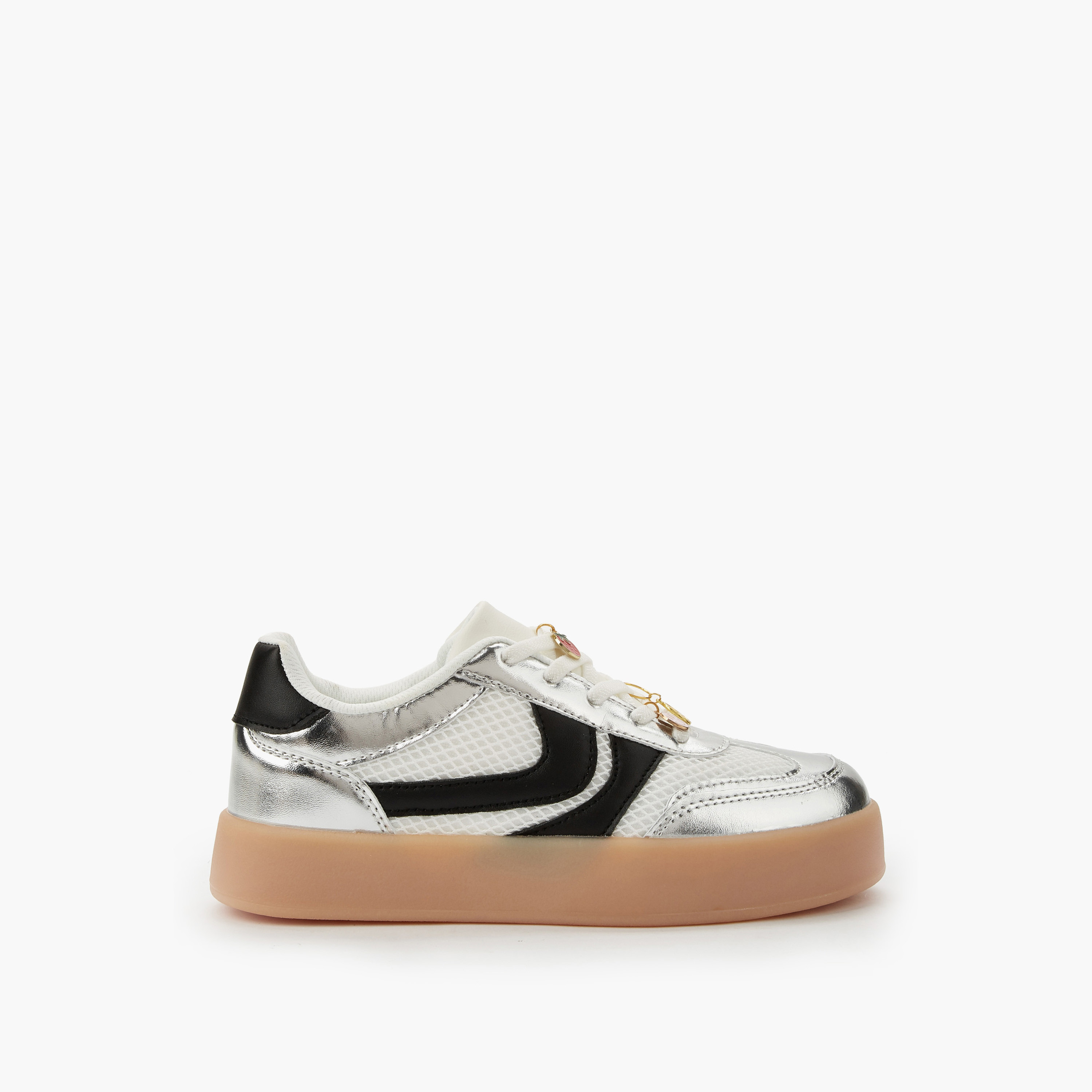 Little Missy Girls Lace-Up Sneakers-girls-shoes-sneakers-image-2