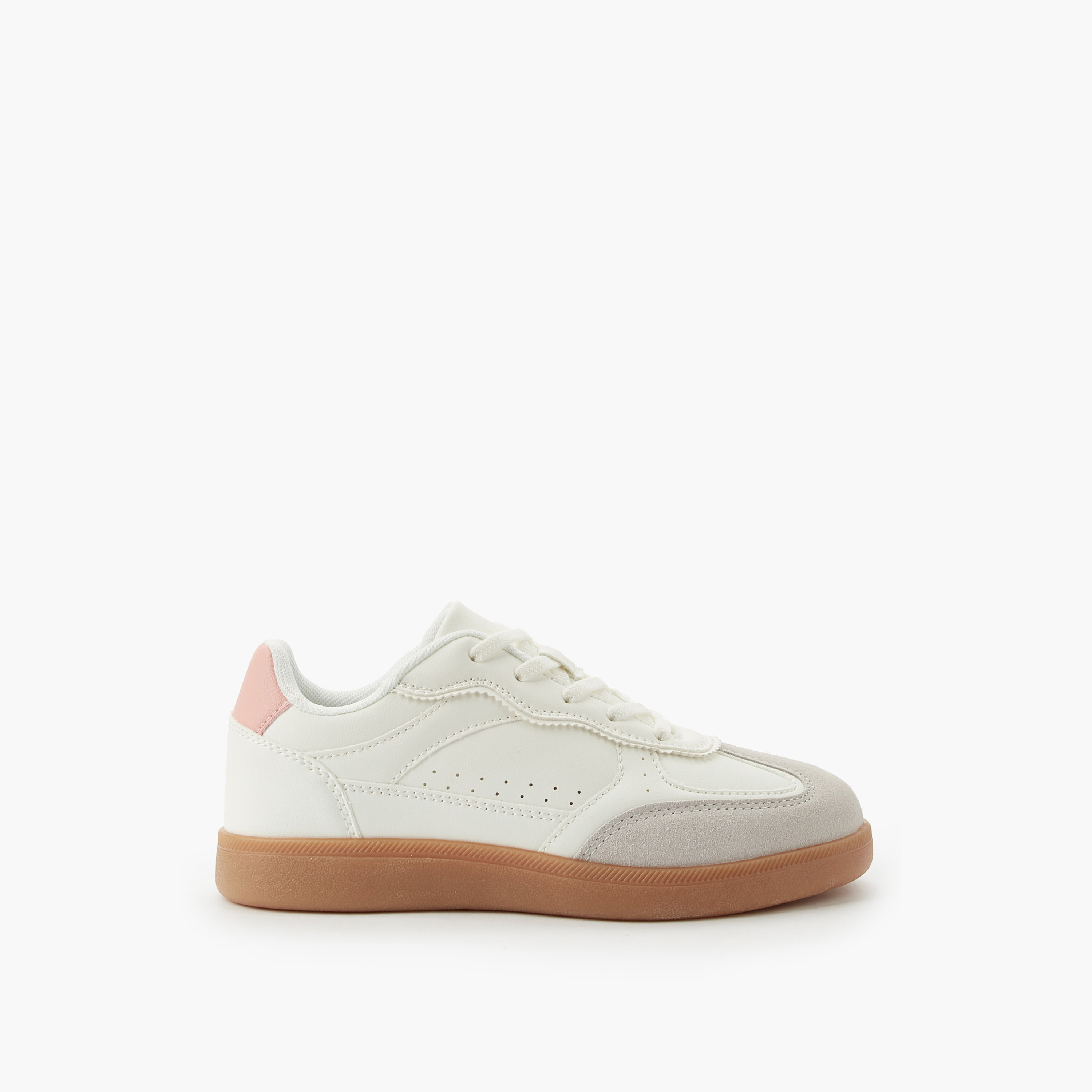 حذاء سنيكرز برباط للبنات من ليتل ميسي-girls-shoes-sneakers-image-2