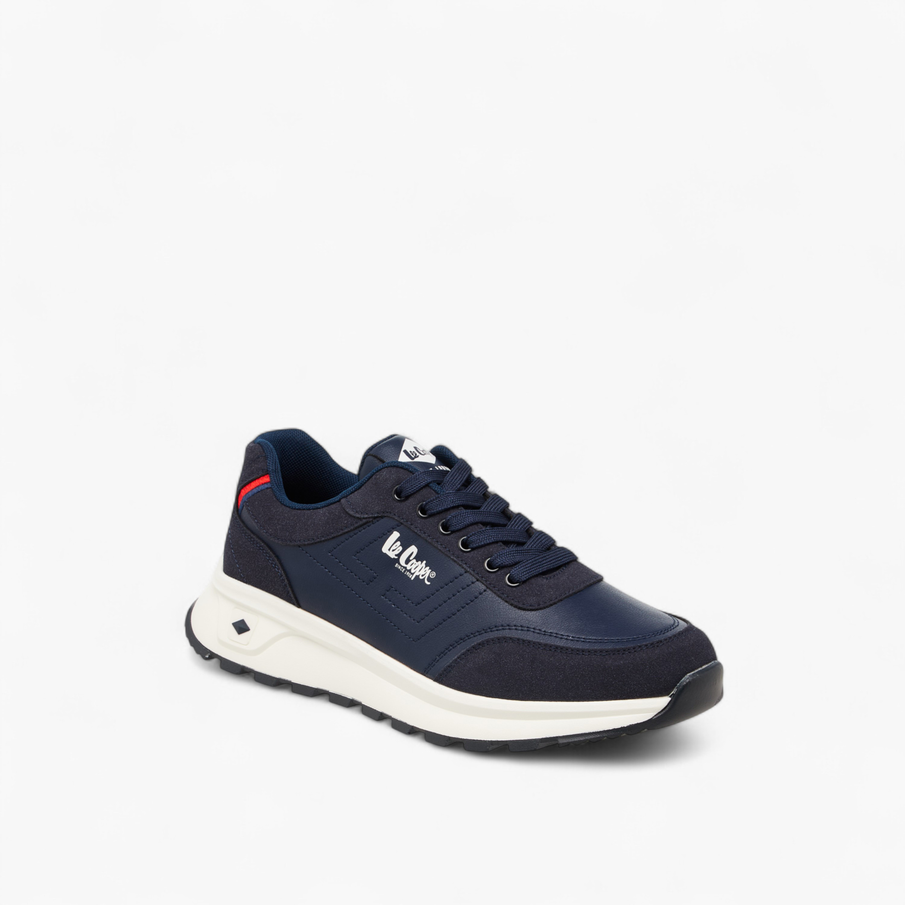 Lee Cooper Men's Panelled Lace-Up Sneakers-men-shoes-sneakers-image-2