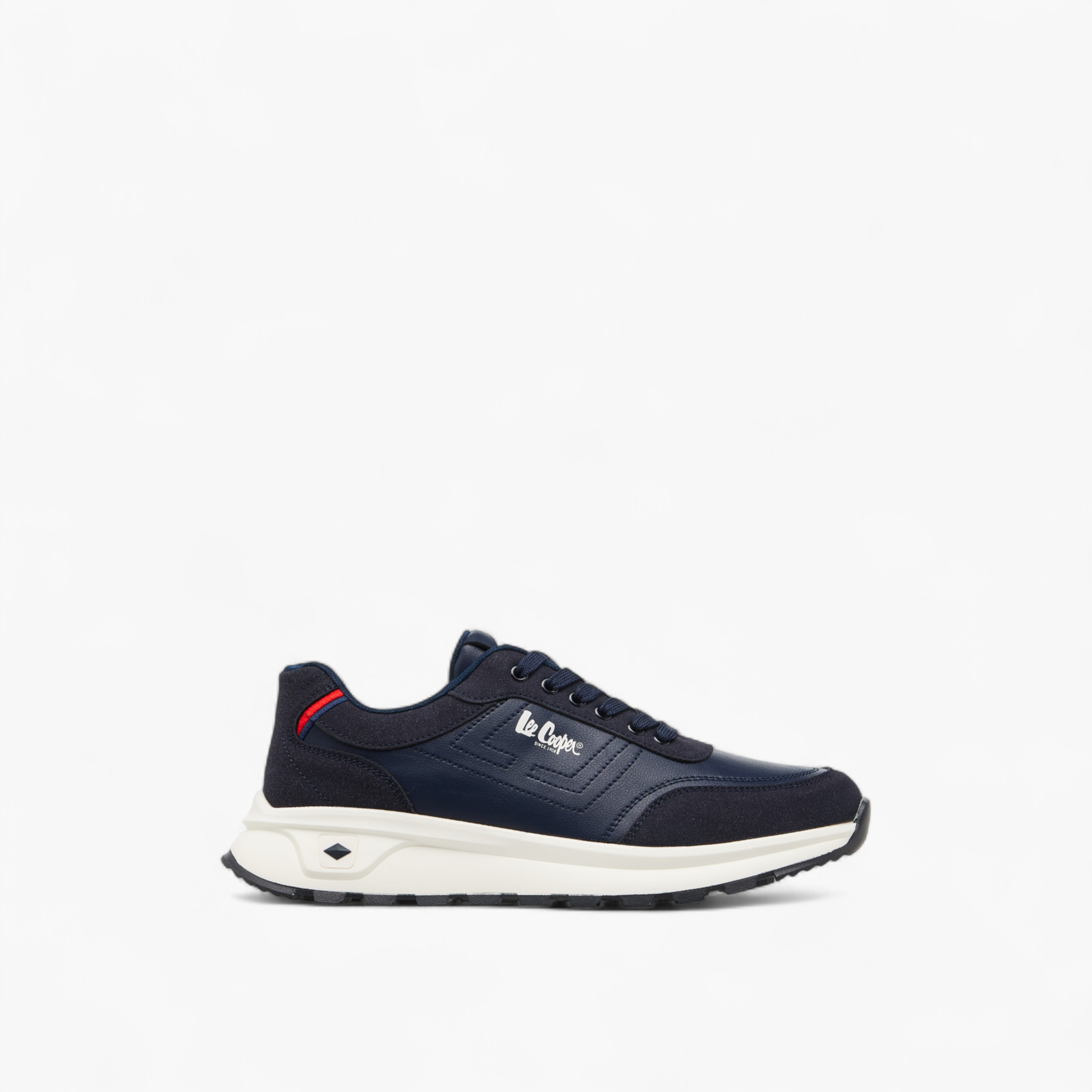 Lee Cooper Men's Panelled Lace-Up Sneakers-men-shoes-sneakers-image-3