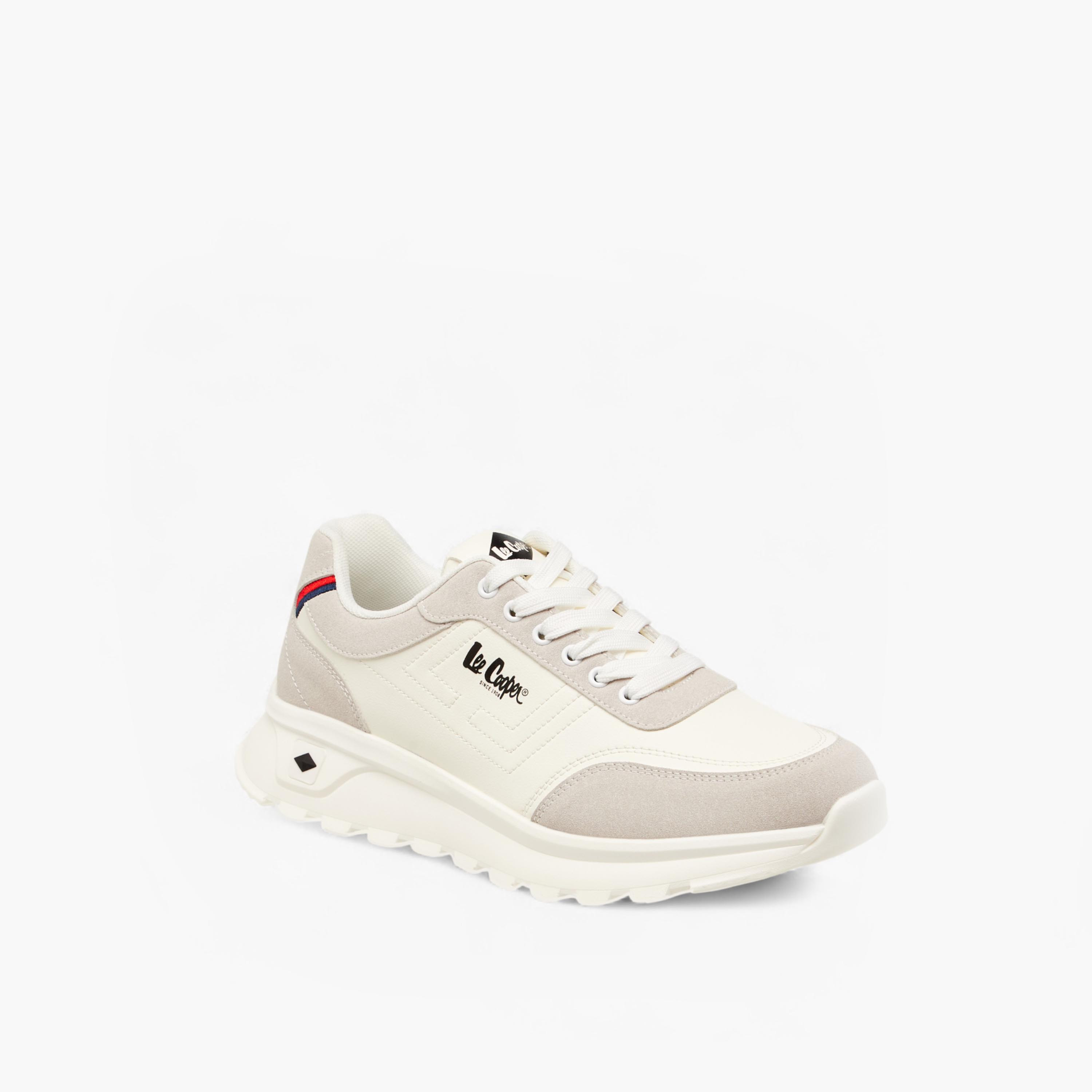 Lee Cooper Men's Panelled Lace-Up Sneakers-men-shoes-sneakers-image-2