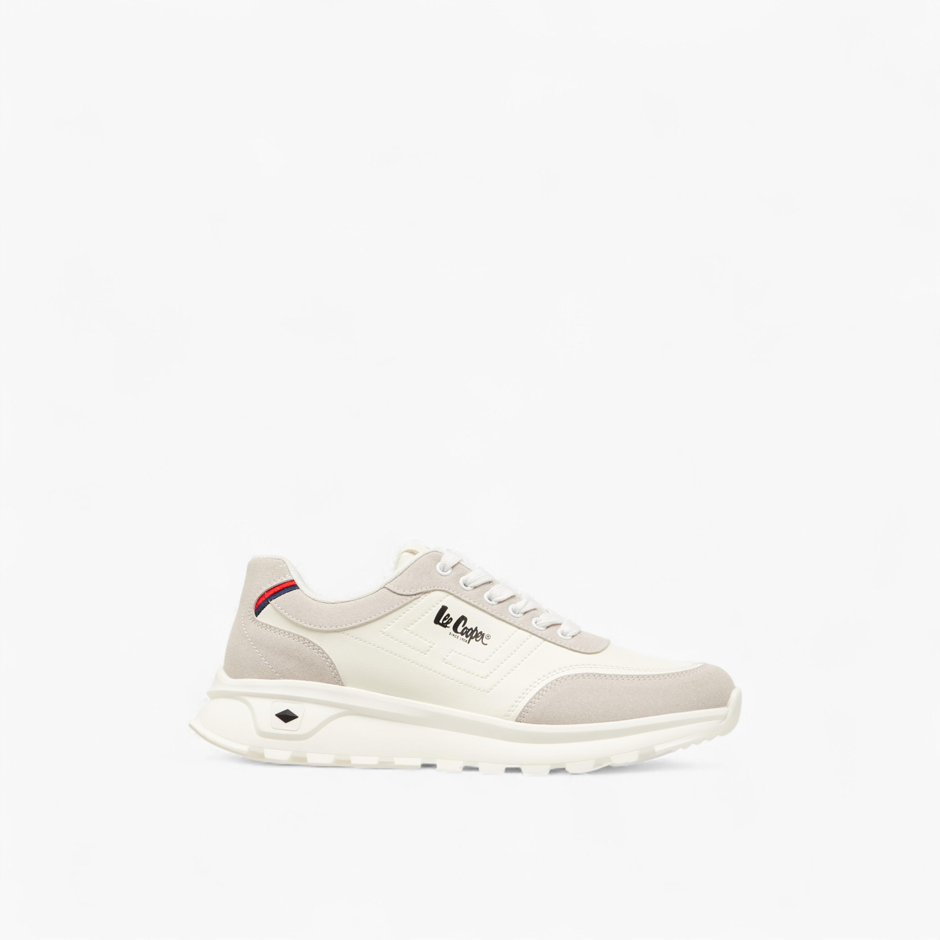 Lee Cooper Men's Panelled Lace-Up Sneakers-men-shoes-sneakers-image-3
