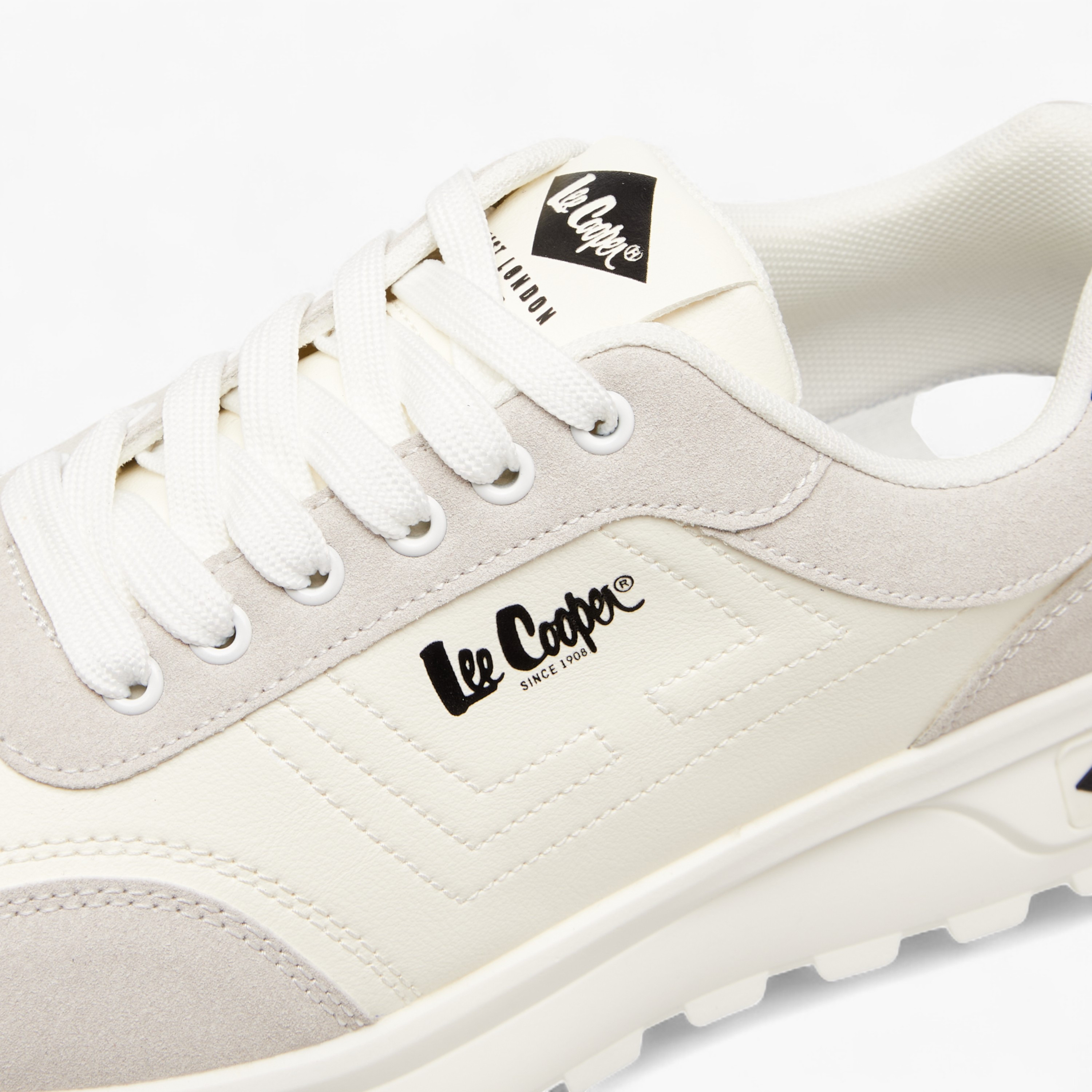 Lee Cooper Men's Panelled Lace-Up Sneakers-men-shoes-sneakers-image-4