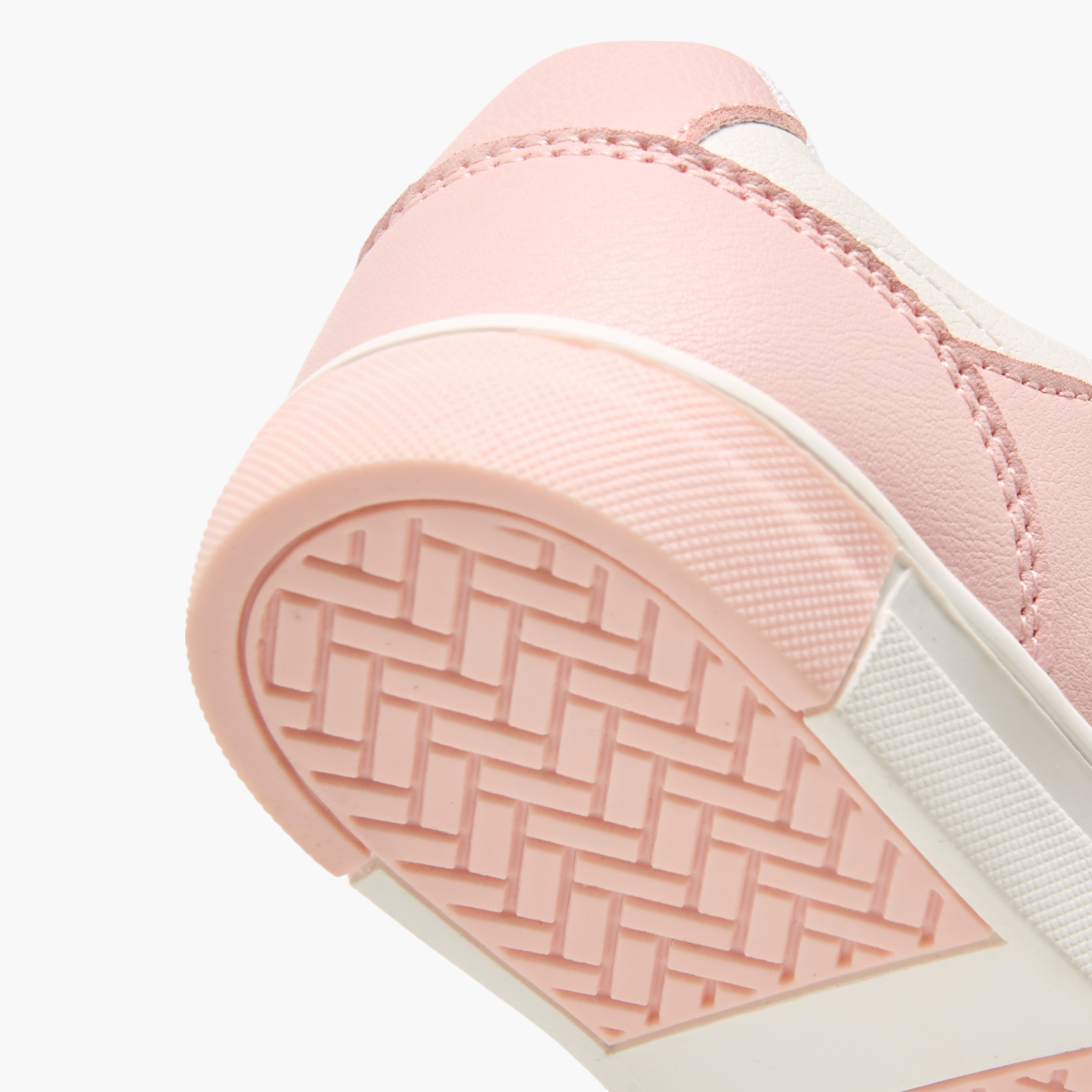 Juniors Panelled Sneakers with Hook and Loop Closure-girls-shoes-sneakers-image-5