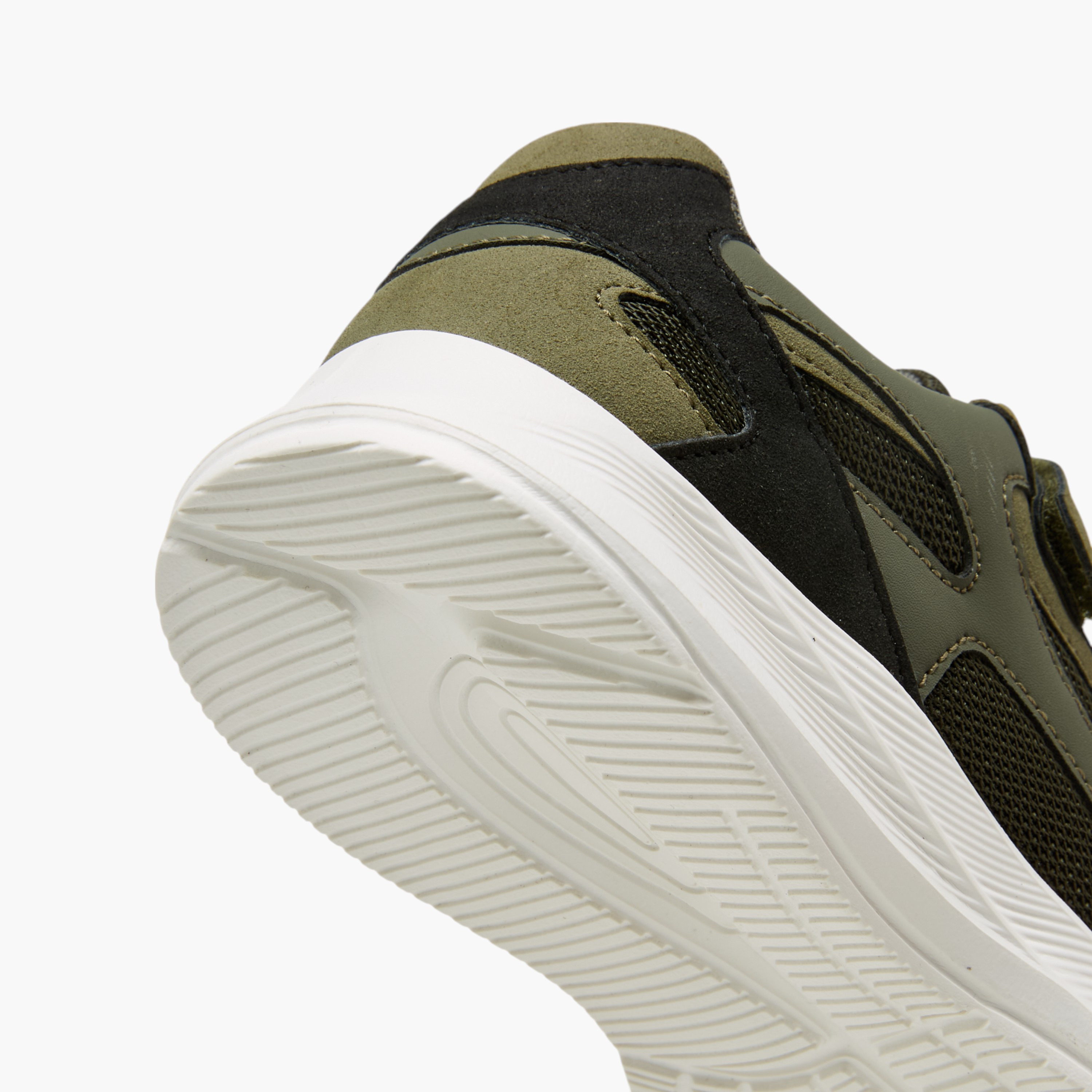 Mister Duchini Panelled Sneakers with Hook and Loop Closure-boys-shoes-sneakers-image-5