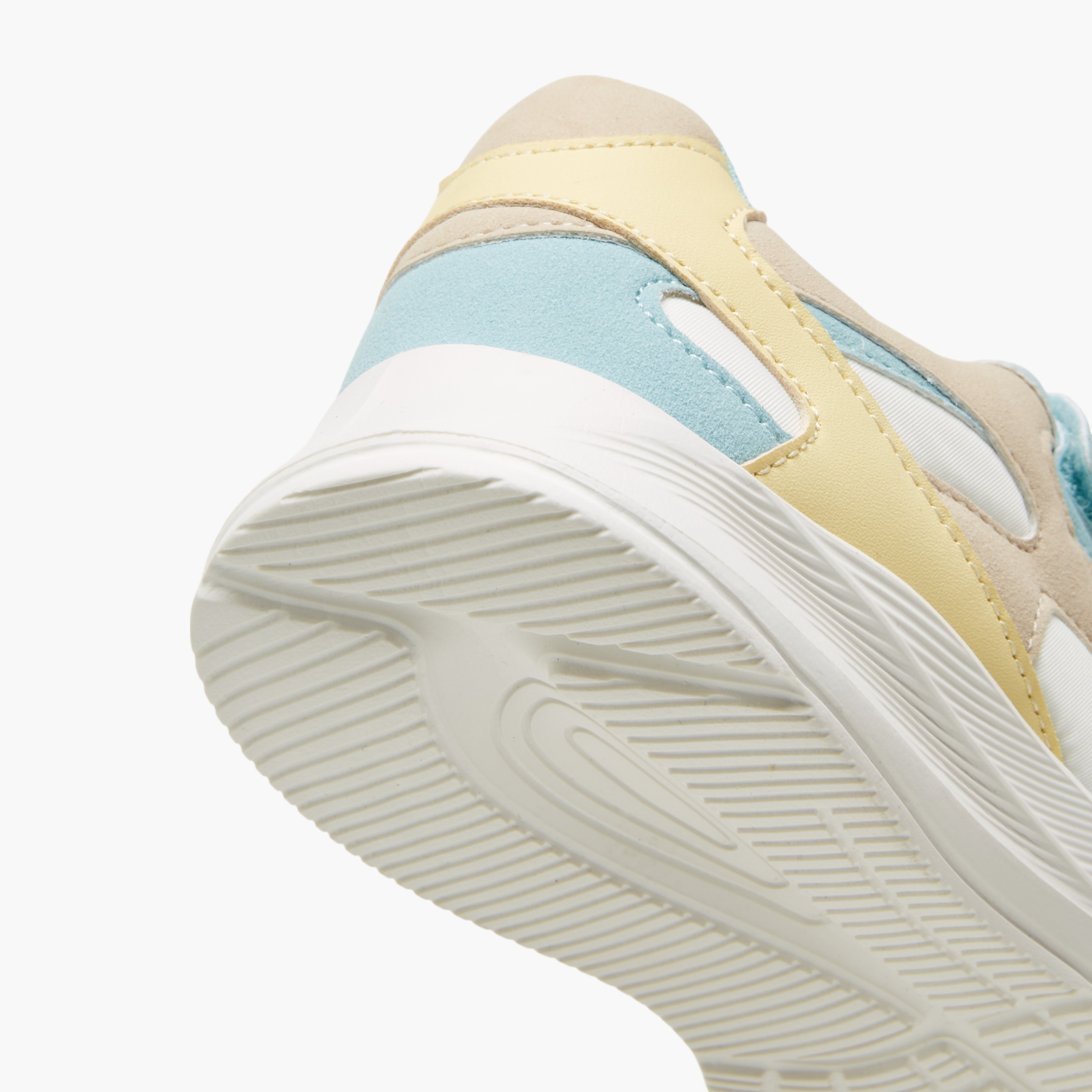 Little Missy Colourblock Sneakers with Hook and Loop Closure-girls-shoes-sneakers-image-5
