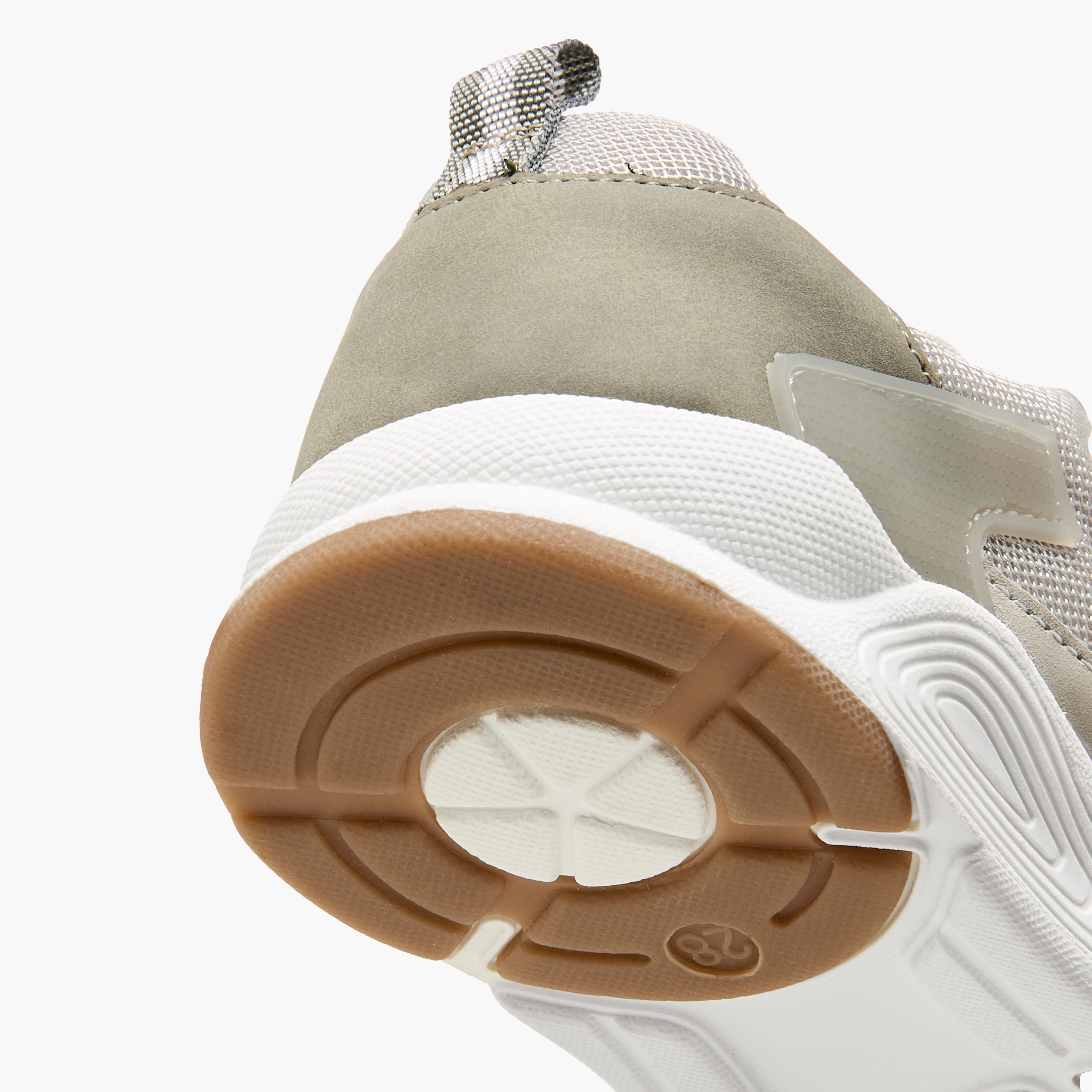 Juniors Panelled Sneakers with Hook and Loop Closure-boys-shoes-sneakers-image-5