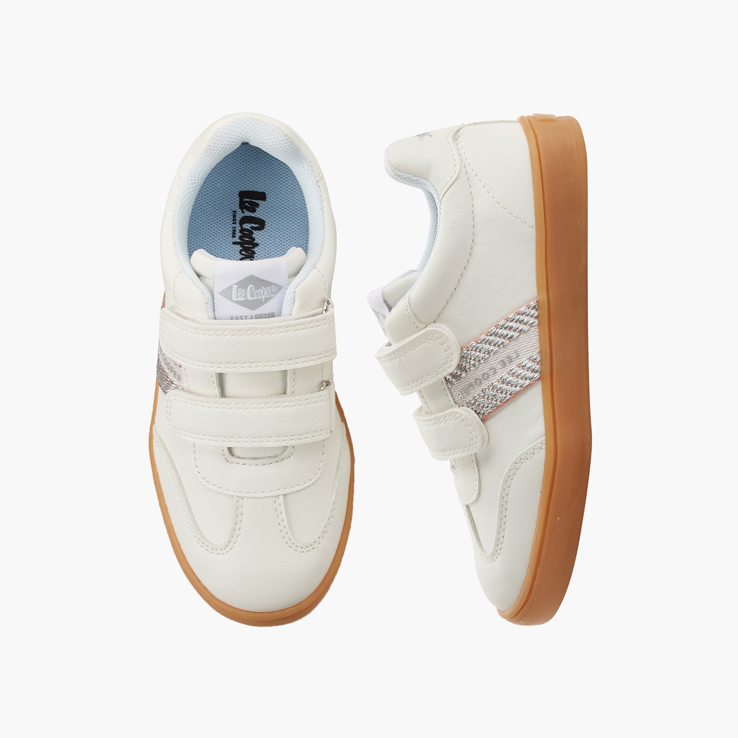 Lee Cooper Girls Hook and Loop Sneakers-girls-shoes-sneakers-image-1