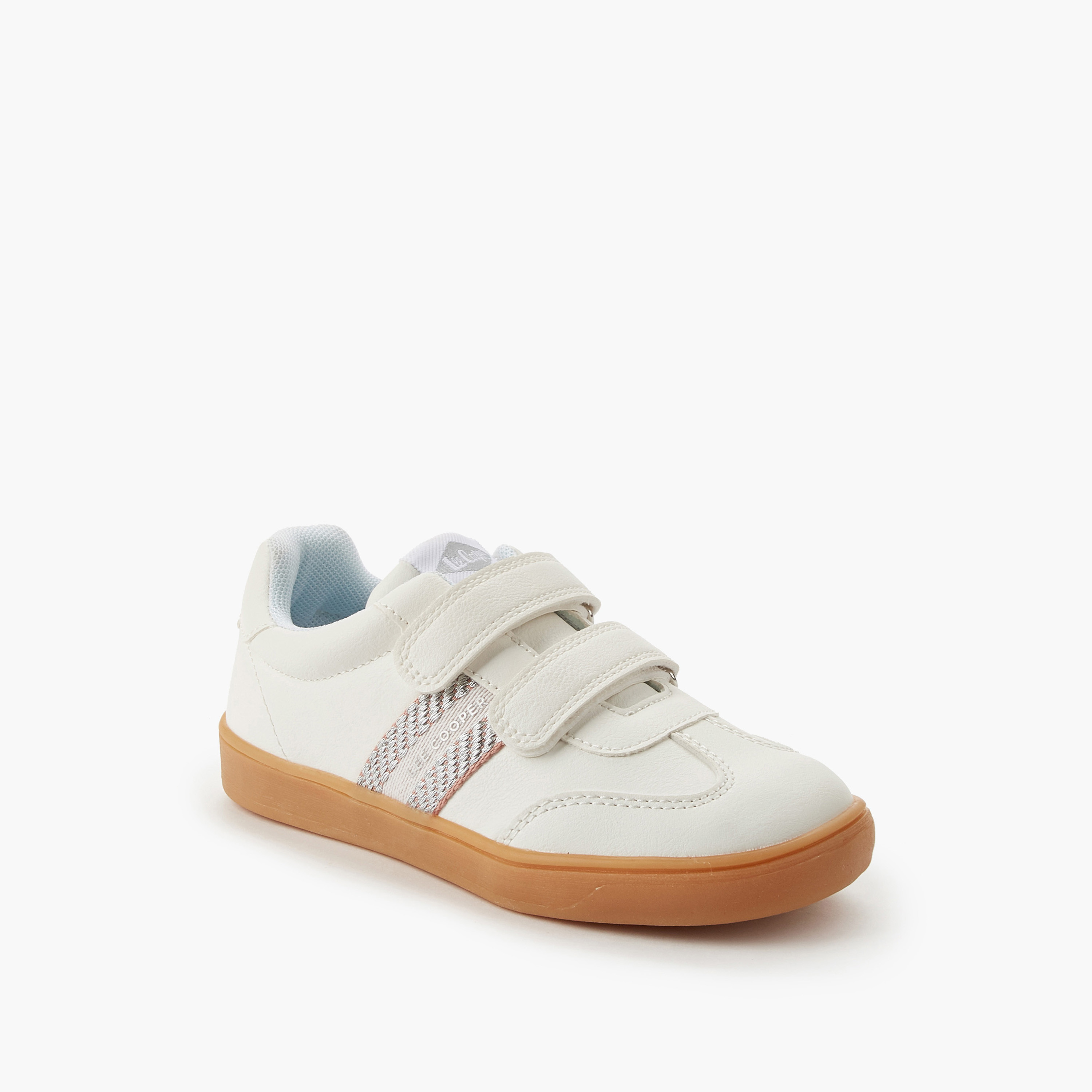 Lee Cooper Girls Hook and Loop Sneakers-girls-shoes-sneakers-image-3