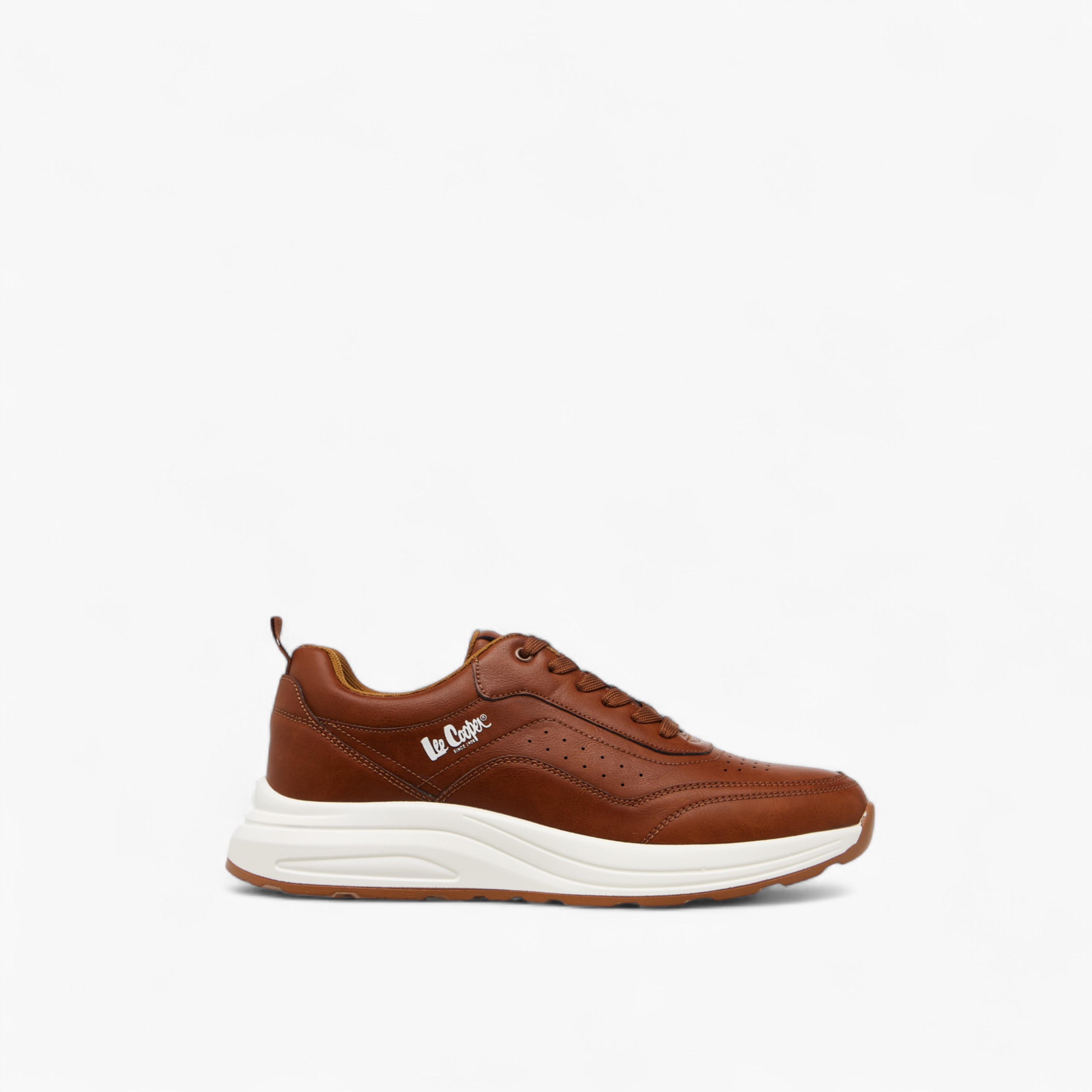 حذاء سنيكرز مثقب بألواح ورباط للرجال من لي كوبر-men-shoes-sneakers-image-3