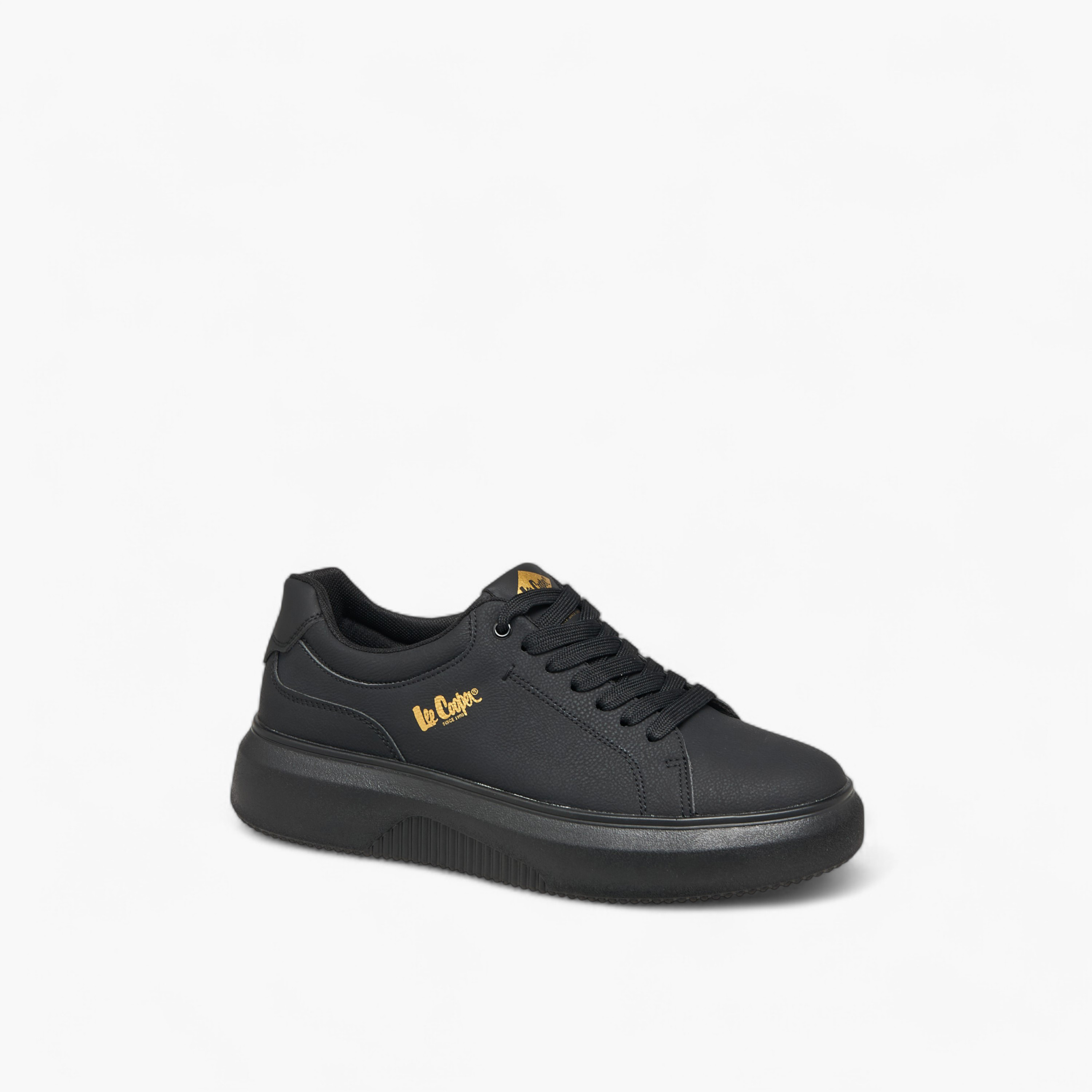 حذاء سنيكرز سادة برباط إغلاق للرجال من لي كوبر-men-shoes-sneakers-image-2