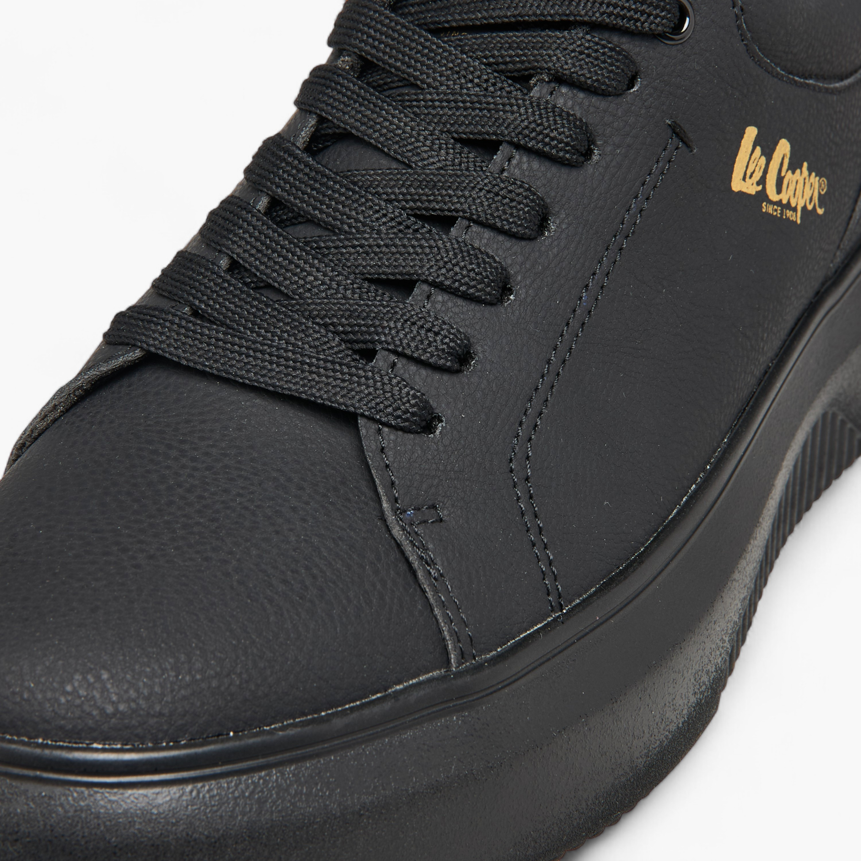 حذاء سنيكرز سادة برباط إغلاق للرجال من لي كوبر-men-shoes-sneakers-image-4