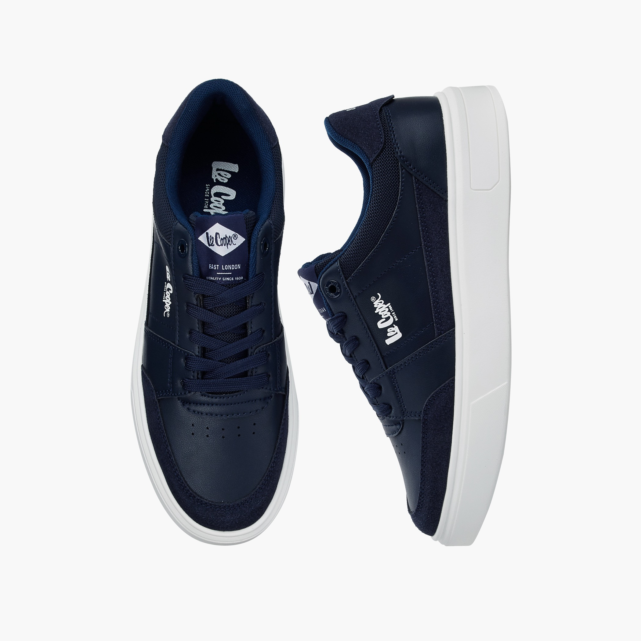 Lee Cooper Men Ortholite Lace-Up Ankle Sneakers-men-shoes-sneakers-image-1