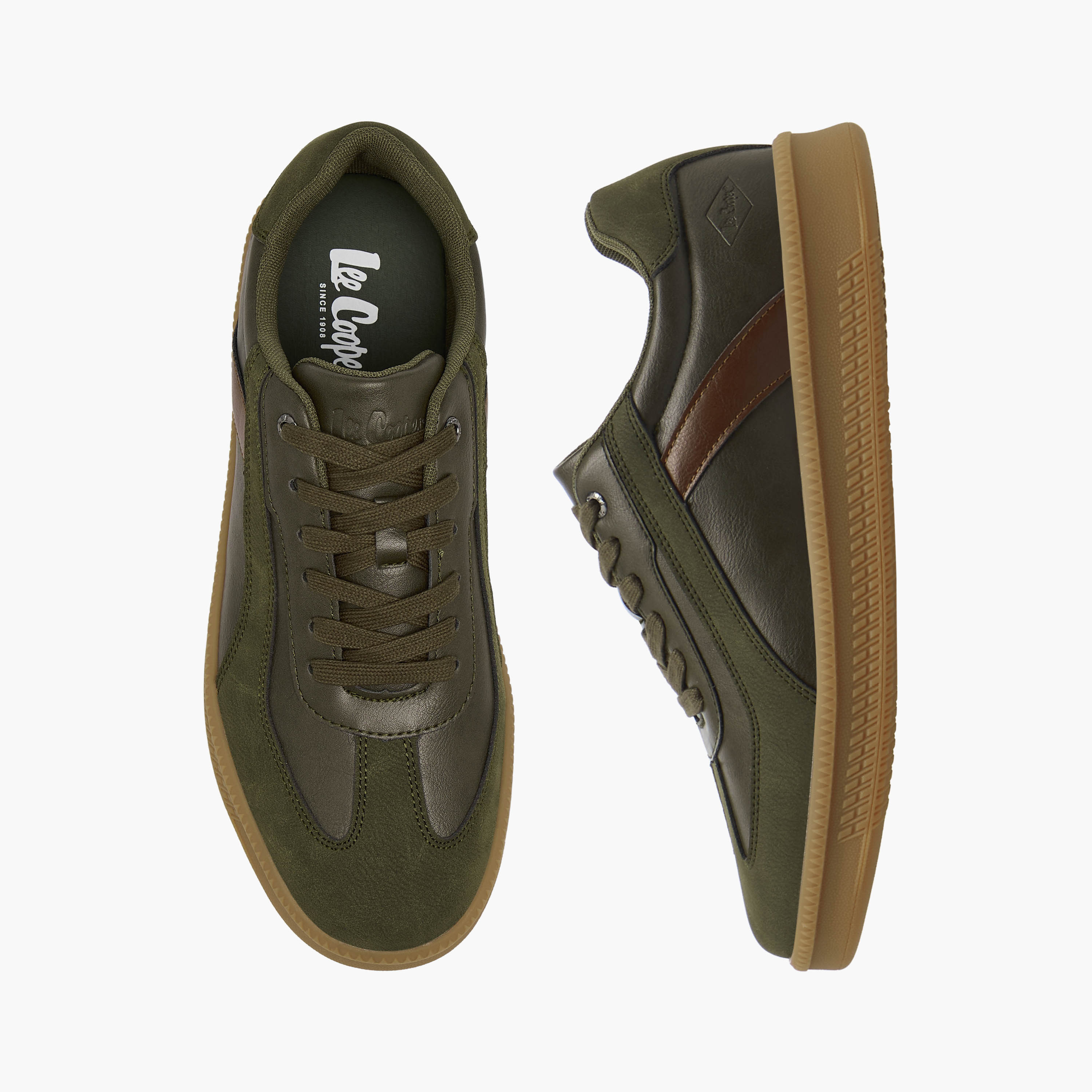 Lee Cooper Men Lace-Up Ankle Sneakers-men-shoes-sneakers-image-1