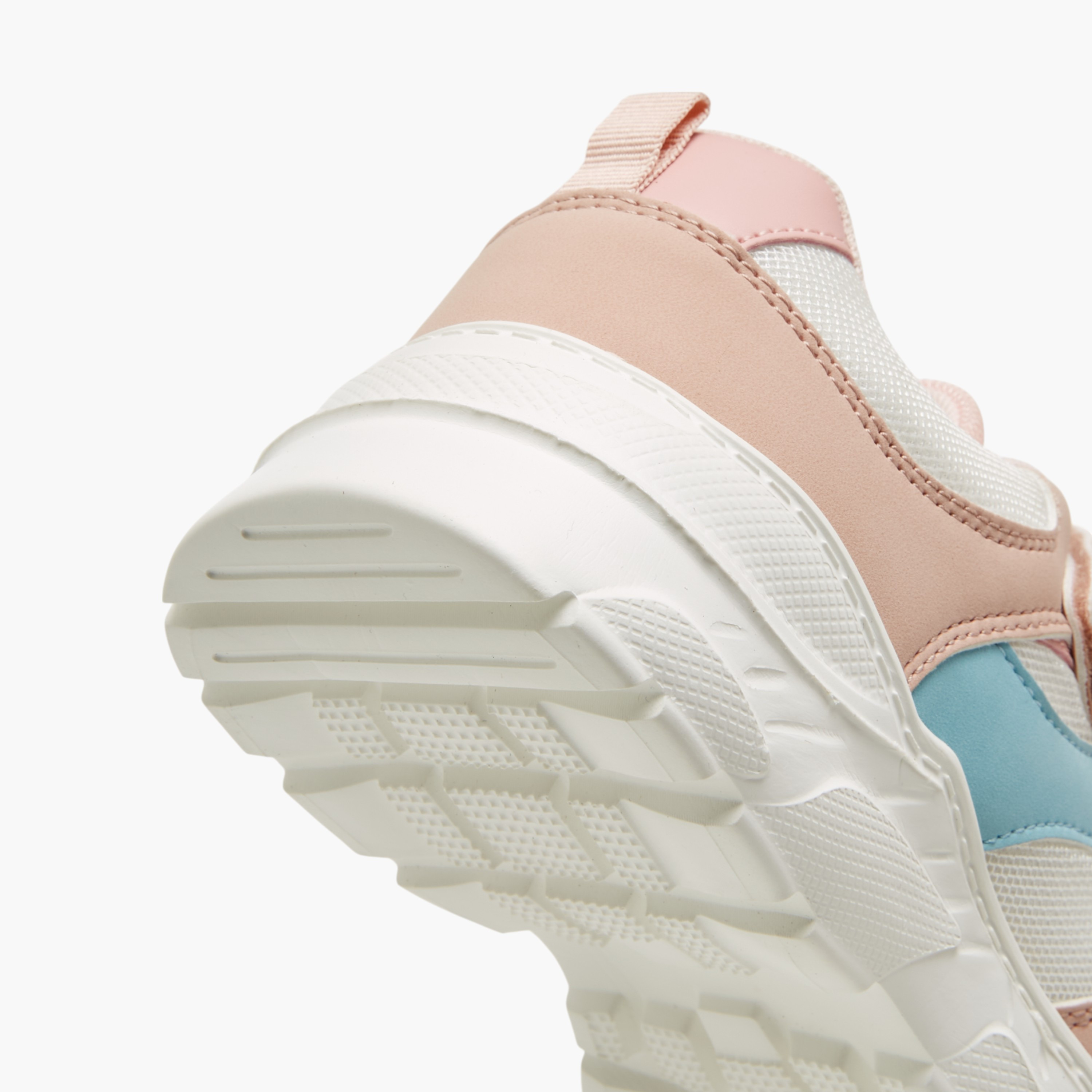 Little Missy Colourblock Sneakers with Hook and Loop Closure-girls-shoes-sneakers-image-5