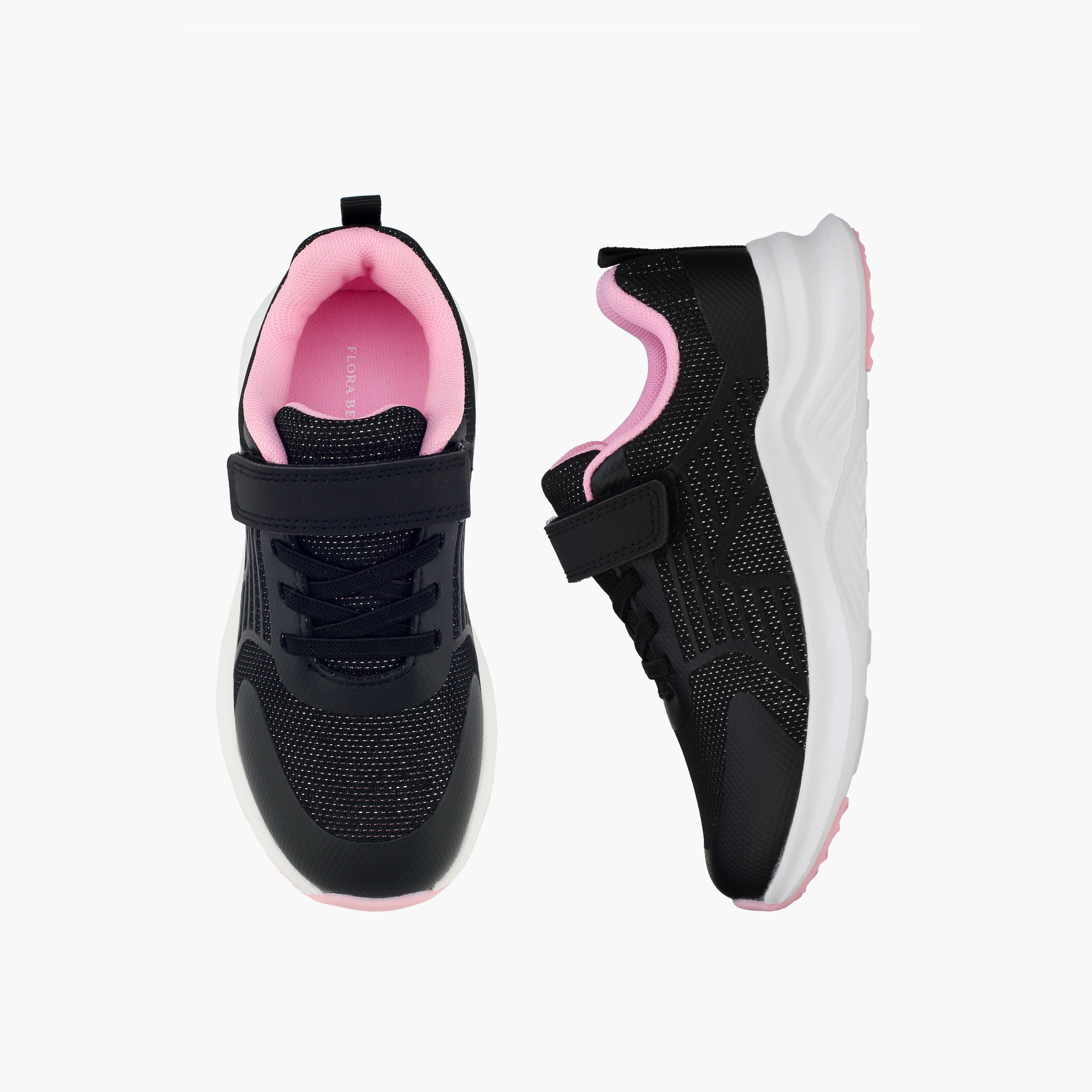 Flora Bella Girls Hook and Loop Sneakers-girls-shoes-sneakers-image-1