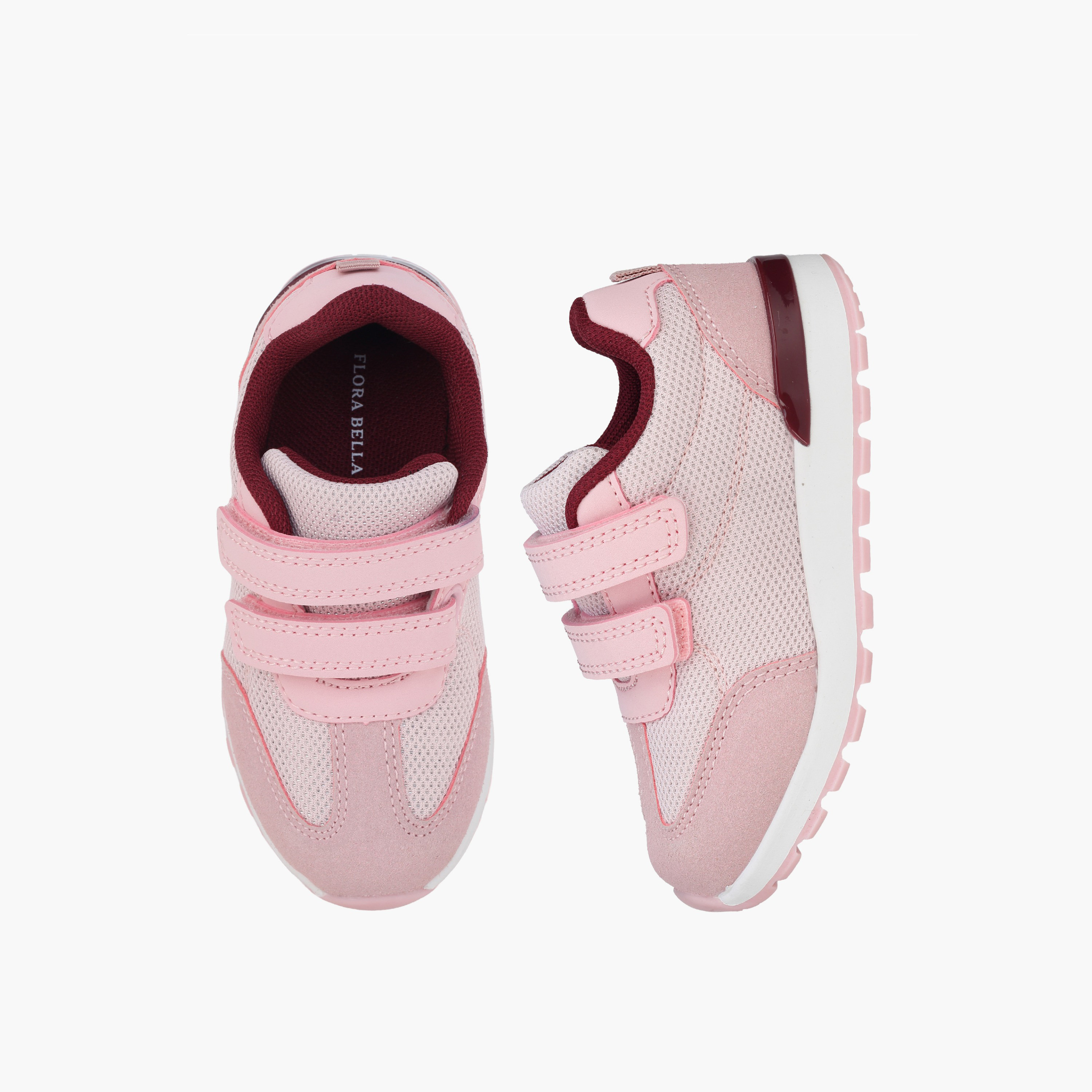 Flora Bella Girls Hook & Loop Ankle Sneakers-girls-shoes-sneakers-image-1