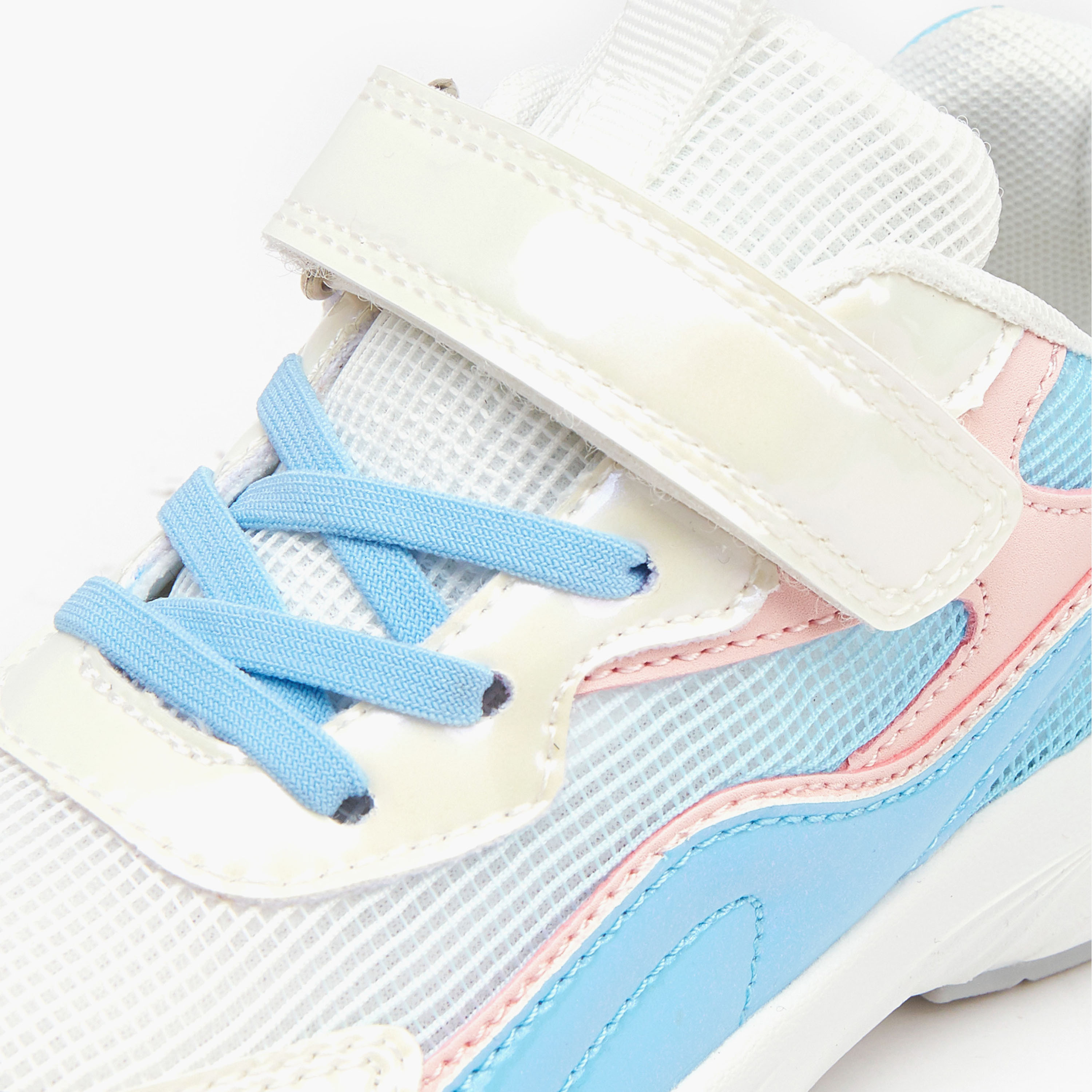 Little Missy Girls' Hook and Loop Sneakers-girls-shoes-sneakers-image-4