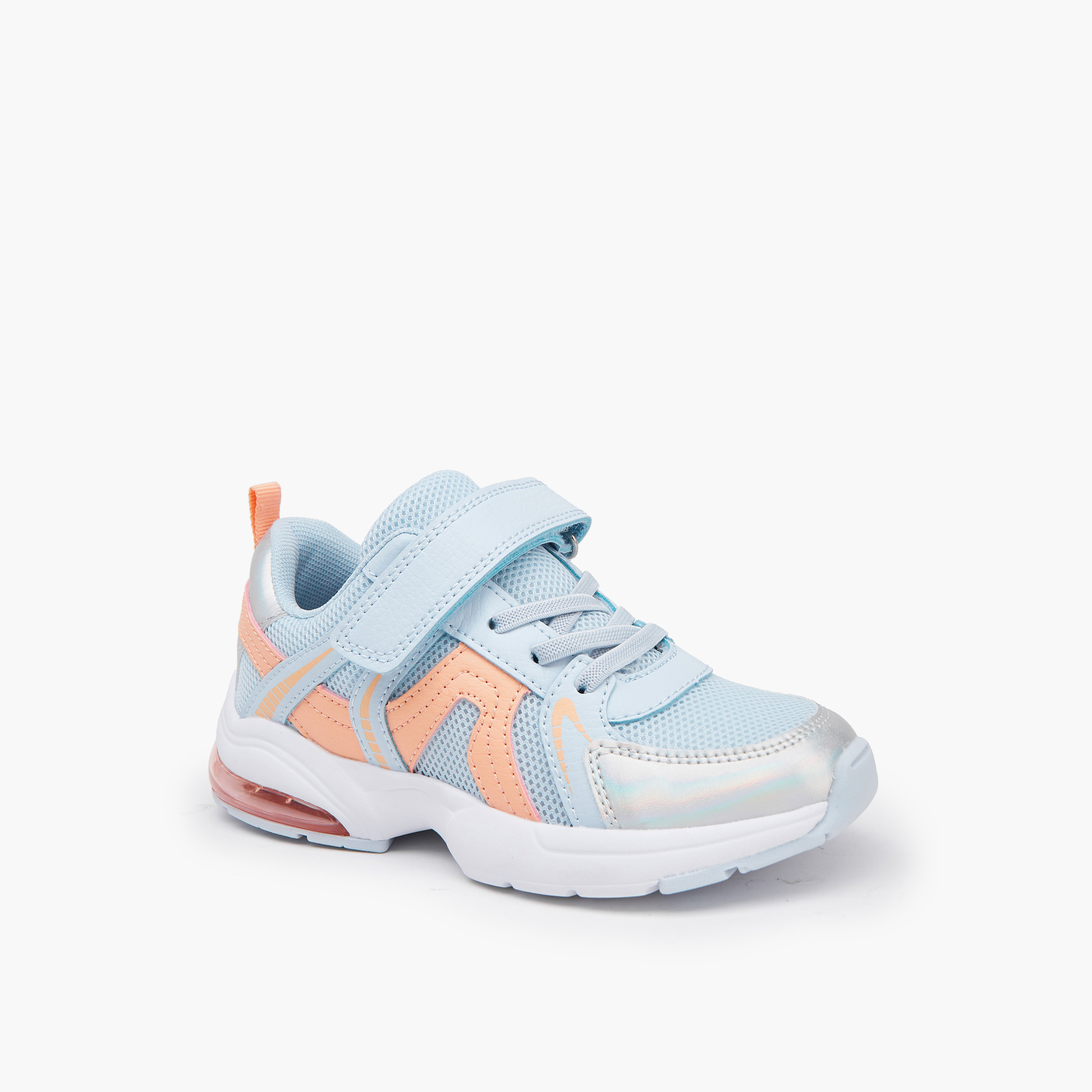 Little Missy Girls' Hook and Loop Sneakers-girls-shoes-sneakers-image-3
