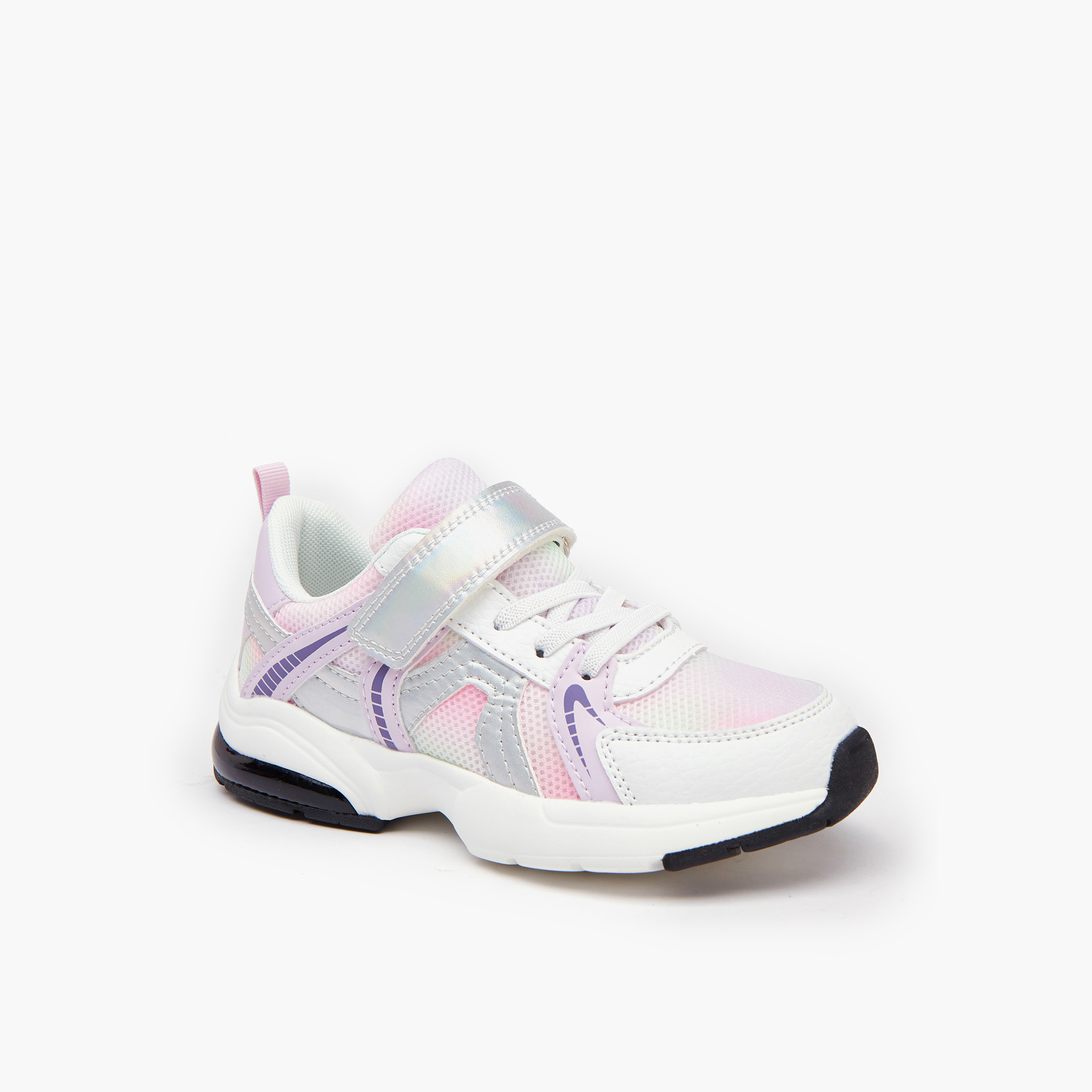 Little Missy Girls' Hook and Loop Sneakers-girls-shoes-sneakers-image-3