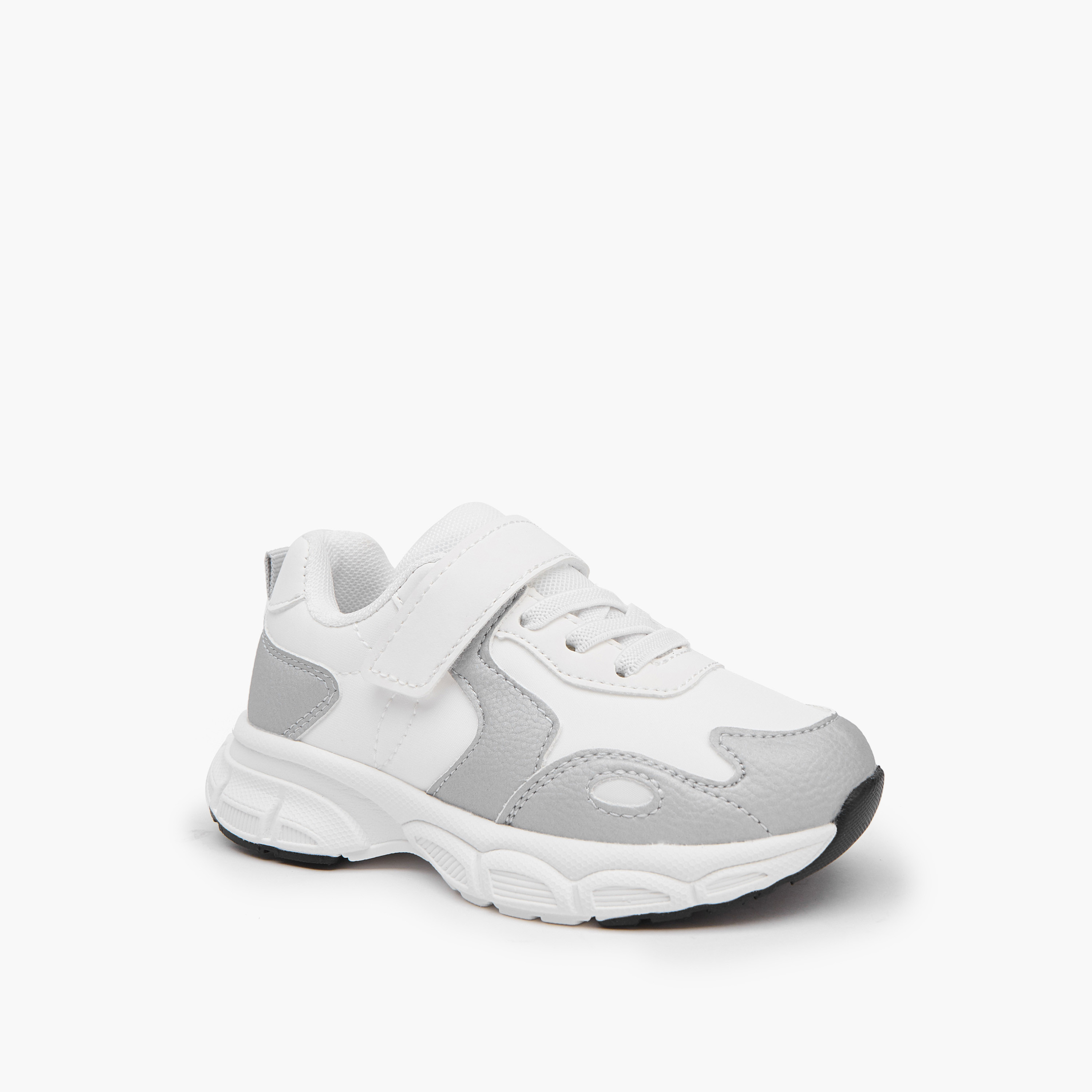 Juniors Girls' Hook and Loop Closure Sneakers-girls-shoes-sneakers-image-2