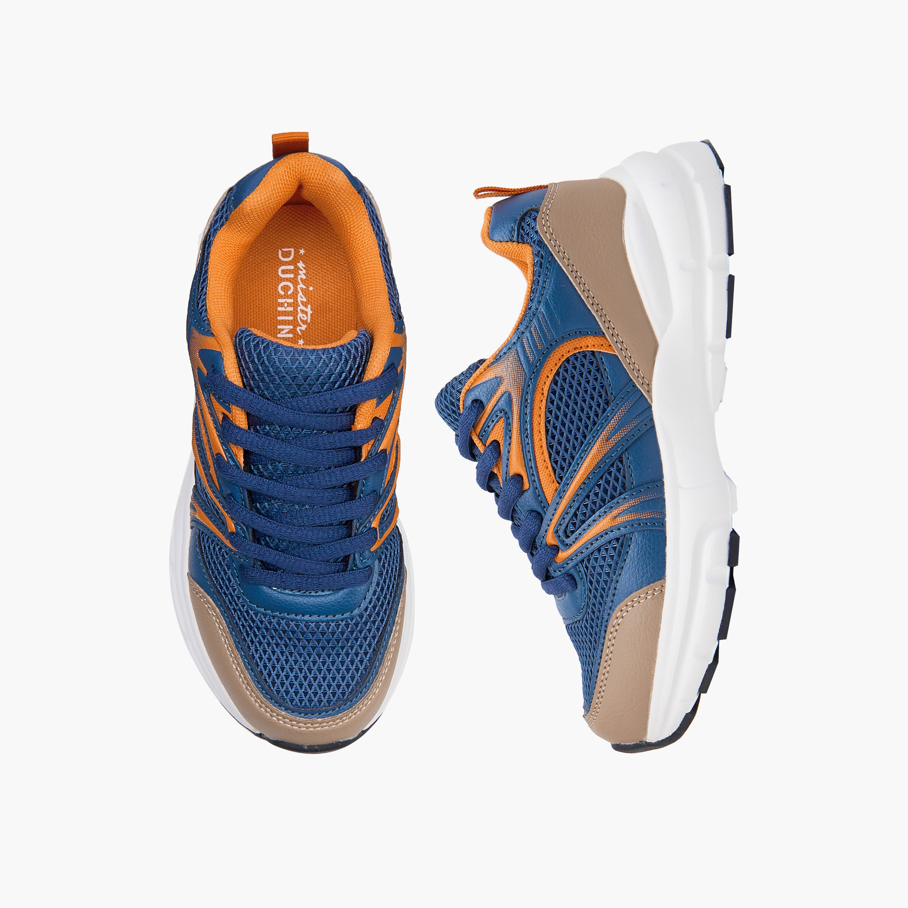 حذاء سنيكرز برباط إغلاق للأولاد من مستر دوتشيني-boys-shoes-sneakers-image-1