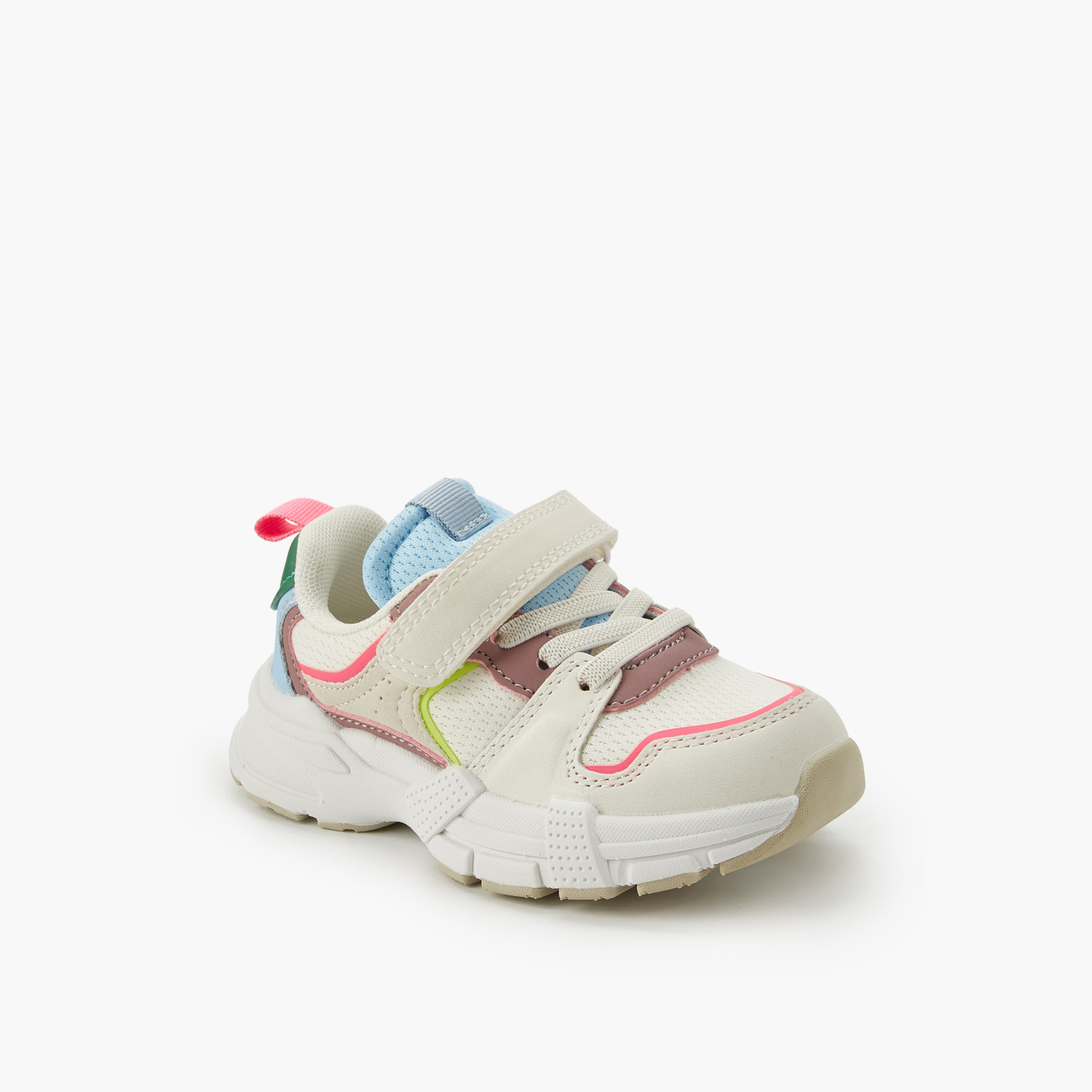 حذاء سنيكرز بشريط إغلاق لاصق للبنات من جونيورز-girls-shoes-sneakers-image-2