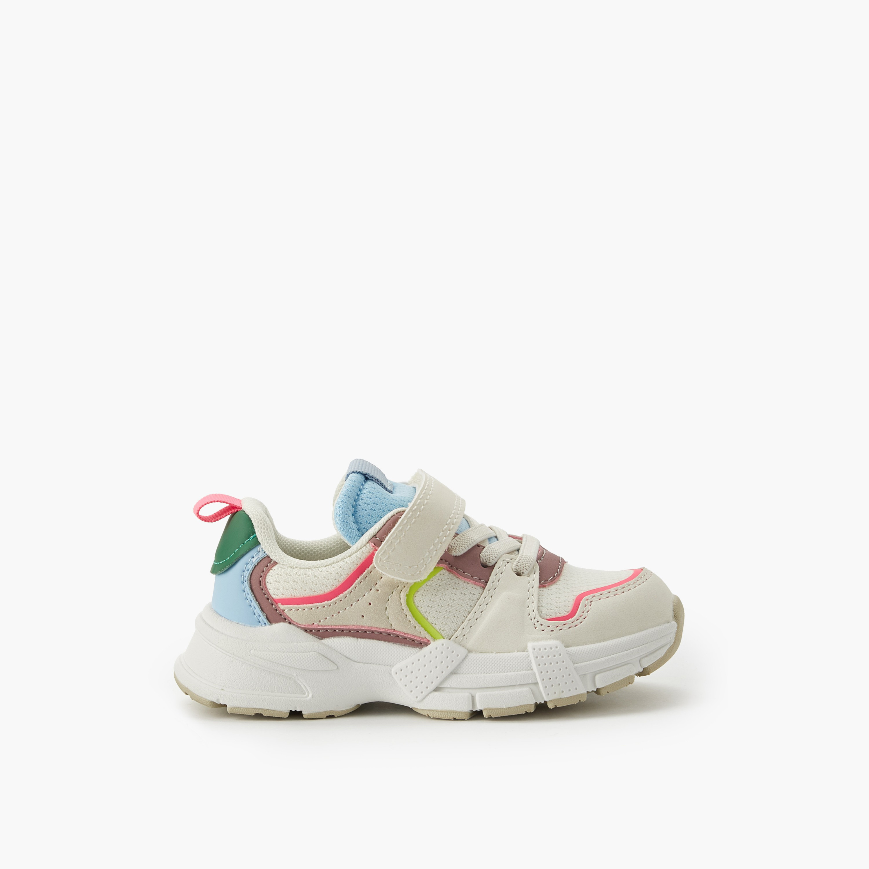 حذاء سنيكرز بشريط إغلاق لاصق للبنات من جونيورز-girls-shoes-sneakers-image-3