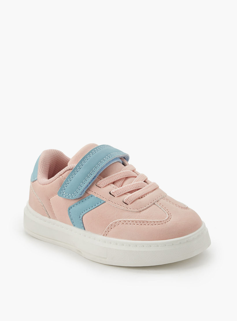 حذاء سنيكرز طول الكاحل بشريط إغلاق لاصق للبنات من جونيورز-girls-shoes-sneakers-image-2