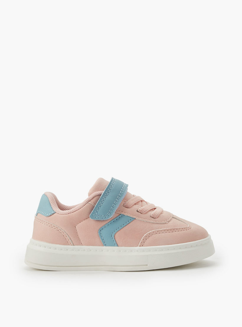 حذاء سنيكرز طول الكاحل بشريط إغلاق لاصق للبنات من جونيورز-girls-shoes-sneakers-image-3