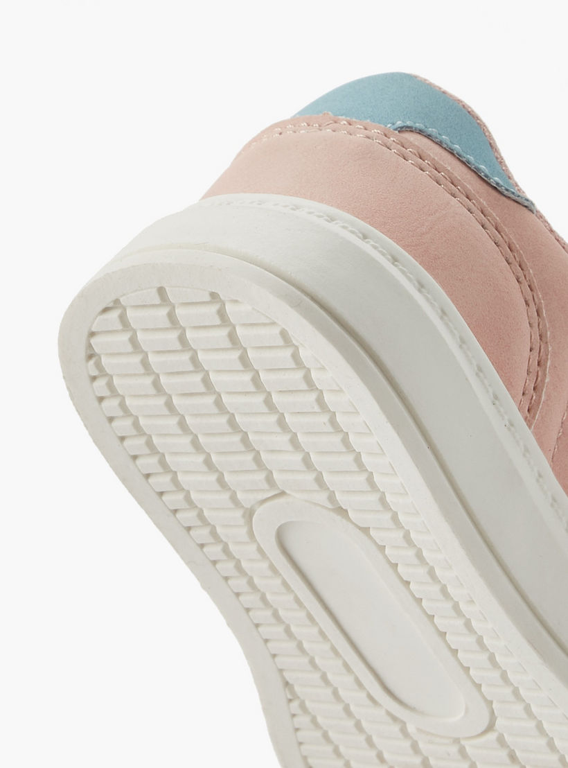حذاء سنيكرز طول الكاحل بشريط إغلاق لاصق للبنات من جونيورز-girls-shoes-sneakers-image-5