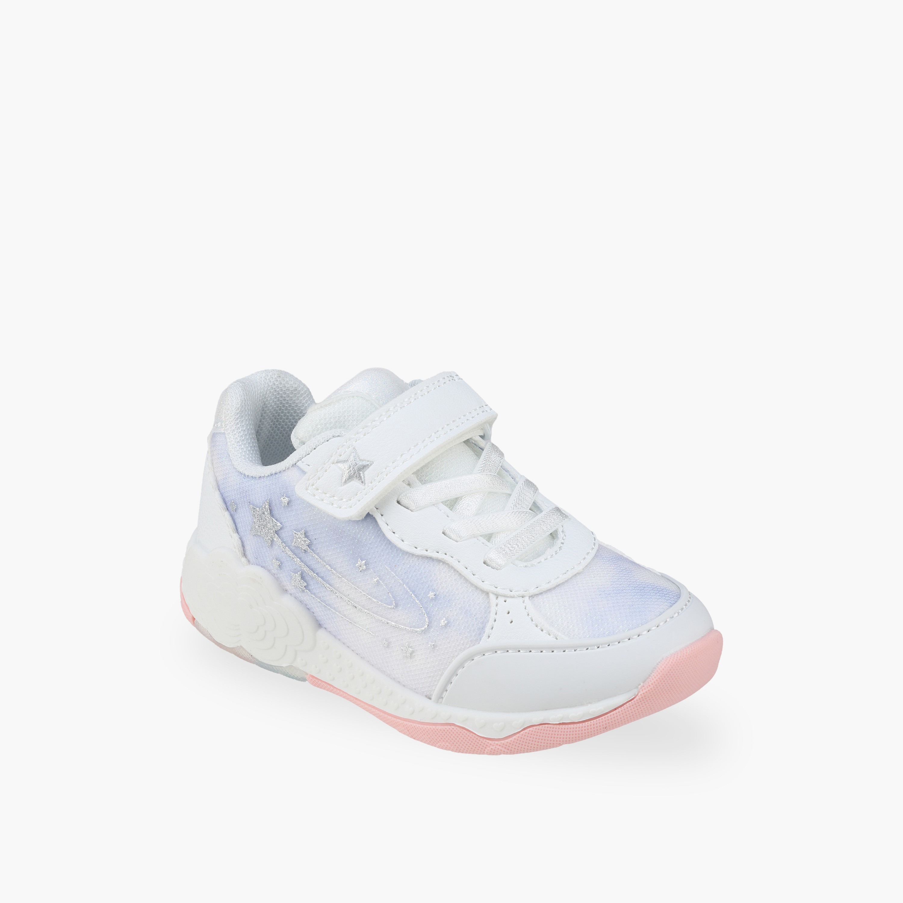 Flora Bella Girls Hook & Loop Ankle Sneakers-girls-shoes-sneakers-image-2