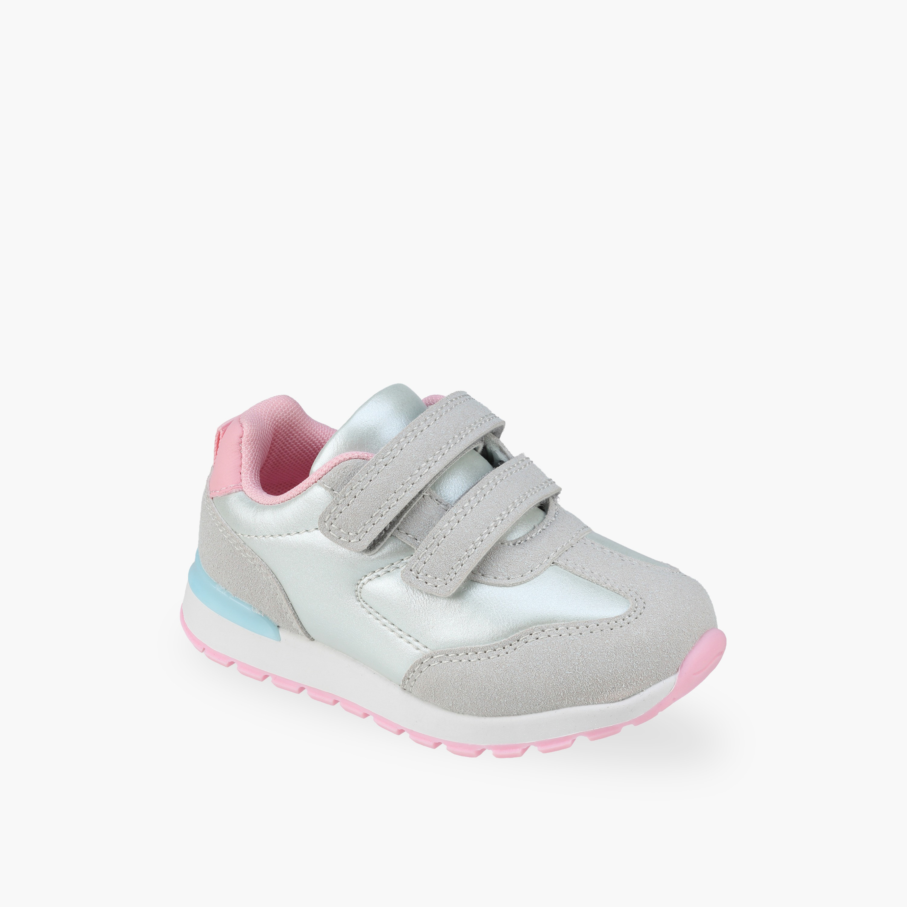 Flora Bella Girls Hook & Loop Ankle Sneakers-girls-shoes-sneakers-image-2