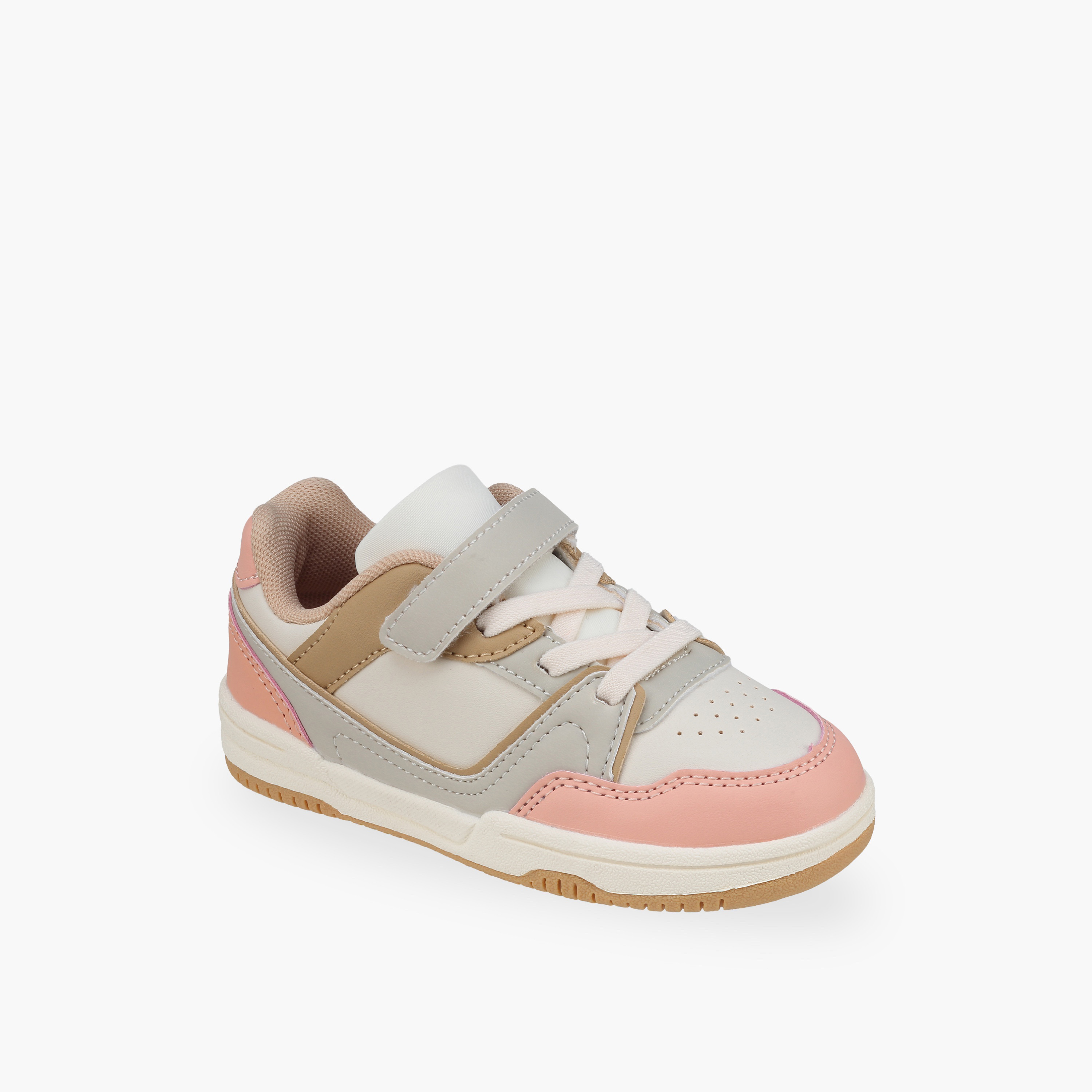 Flora Bella Girls Hook & Loop Ankle Sneakers-girls-shoes-sneakers-image-2