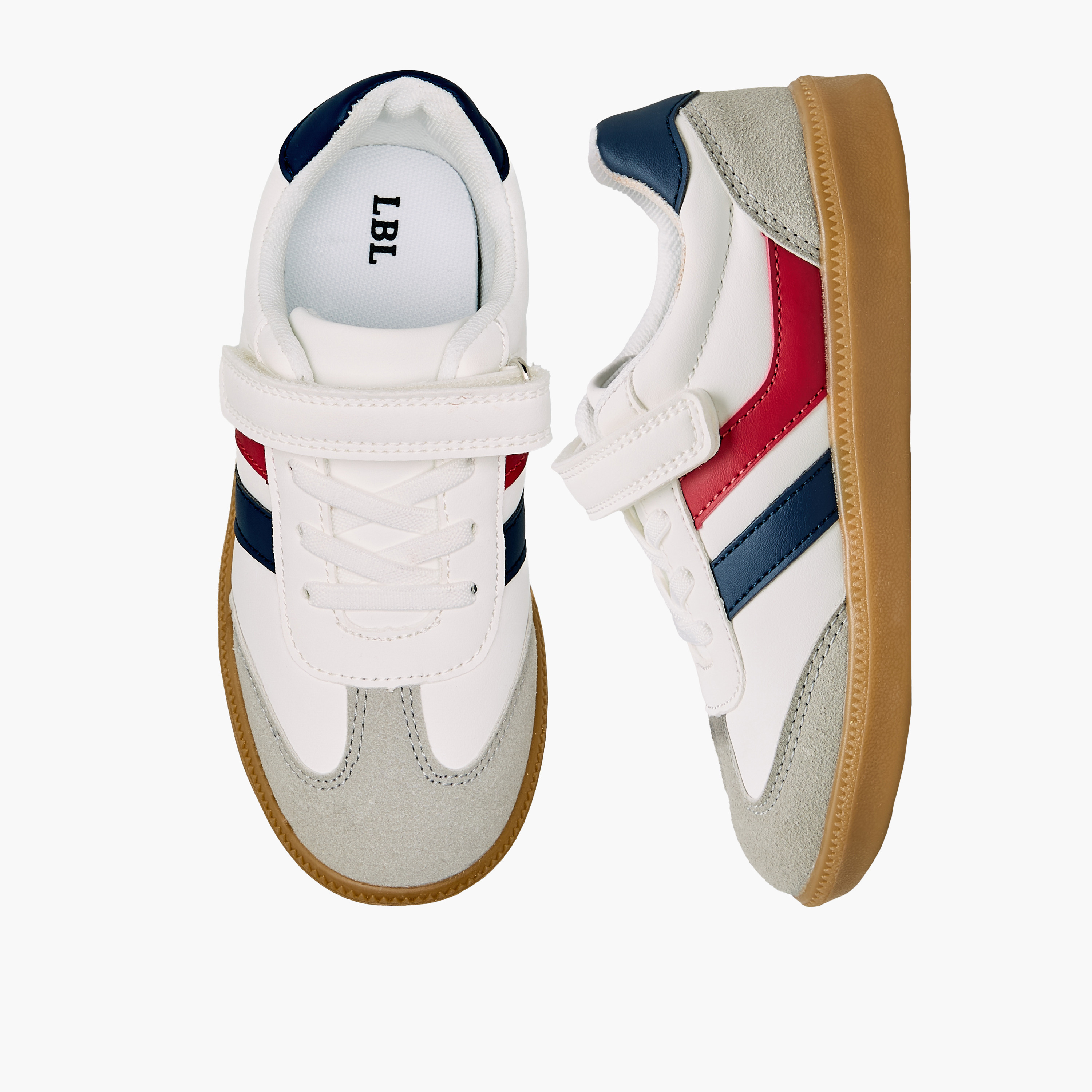 حذاء كاحل مقلم بشريط لاصق للأولاد من إل بي إل من شوإكسبريس-boys-shoes-sneakers-image-1