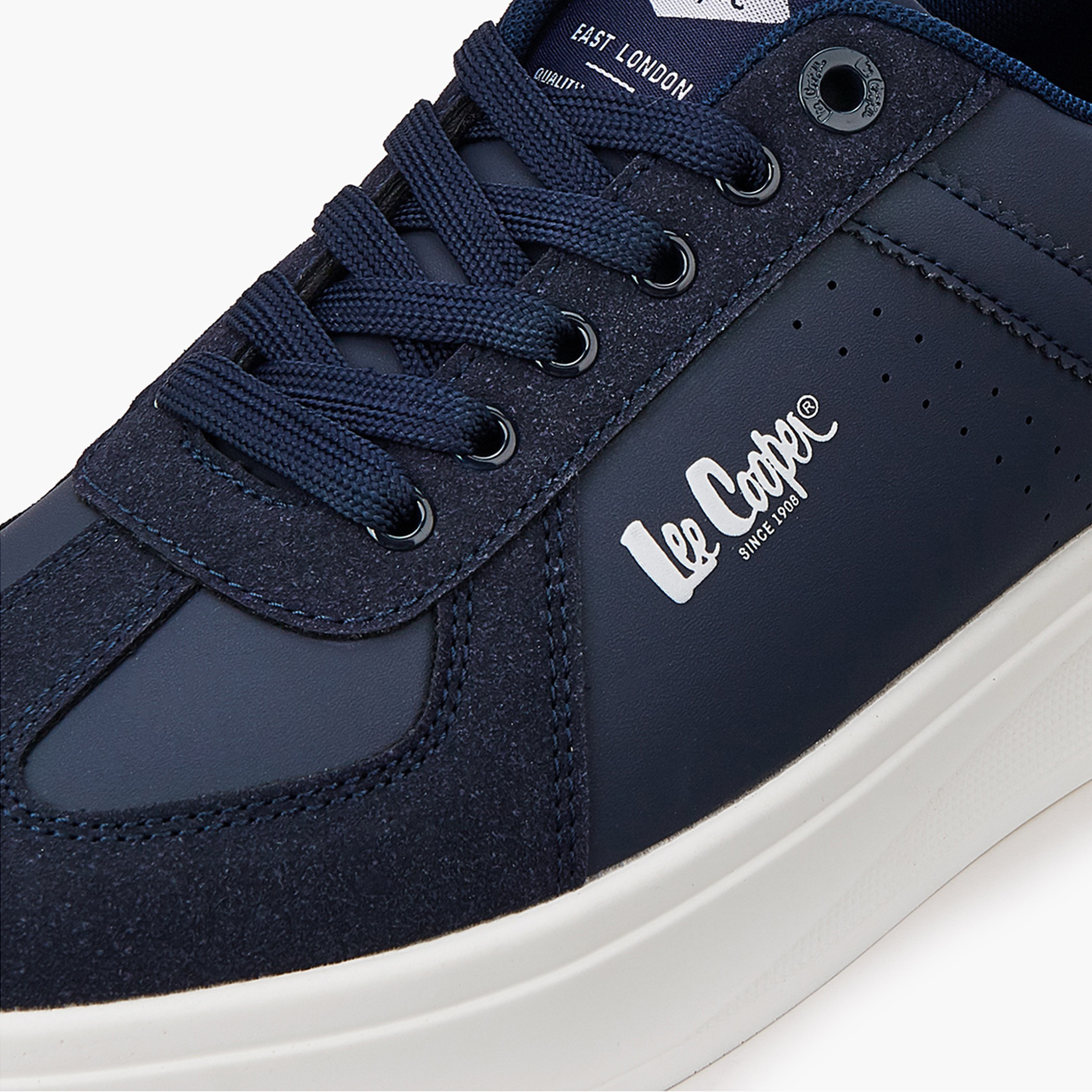Lee Cooper Men's Panelled Lace-Up Ortholite Sneakers-men-shoes-sneakers-image-5