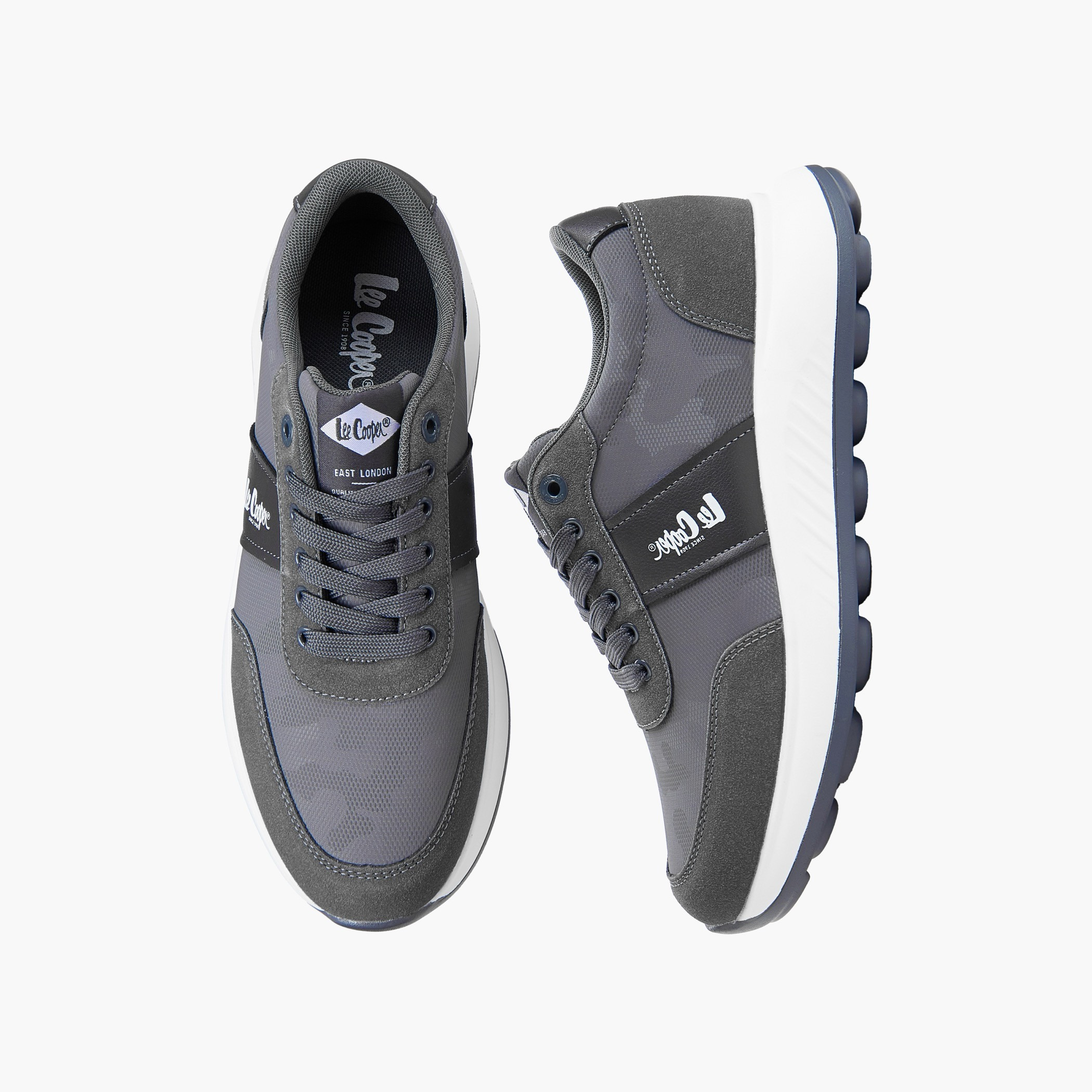 Lee Cooper Men Ortholite Lace-Up Sneakers-men-shoes-sneakers-image-1