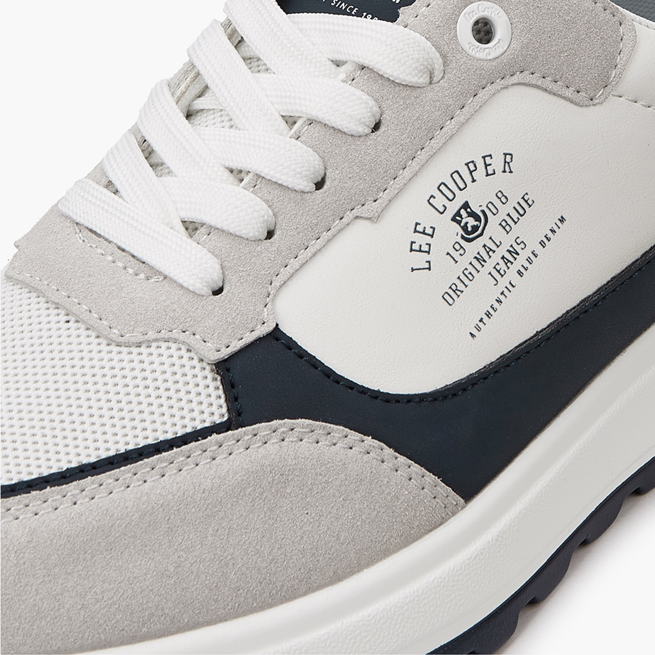 Lee Cooper Men's Panelled Lace-Up Ortholite Sneakers-men-shoes-sneakers-image-5