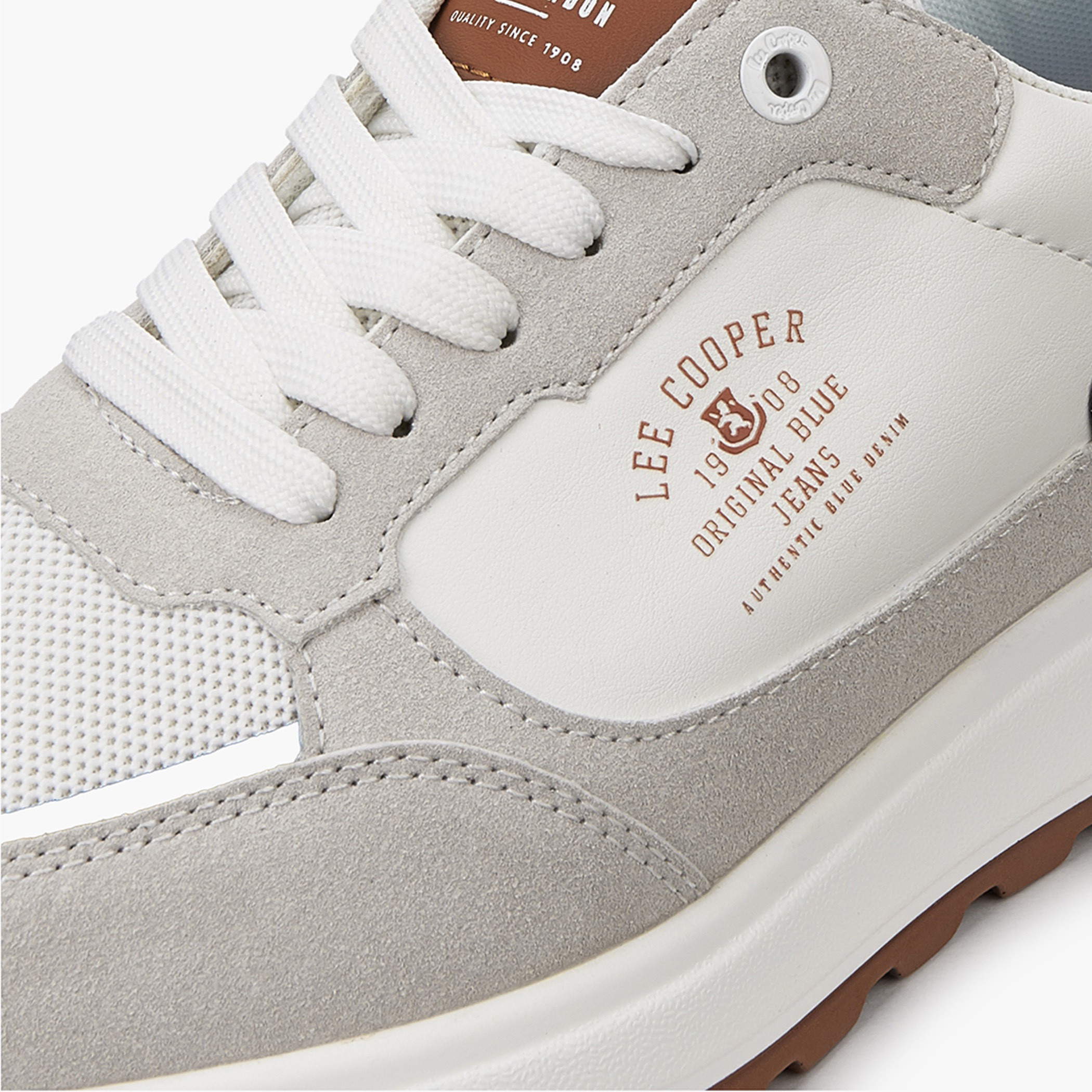 Lee Cooper Men's Panelled Lace-Up Ortholite Sneakers-men-shoes-sneakers-image-5