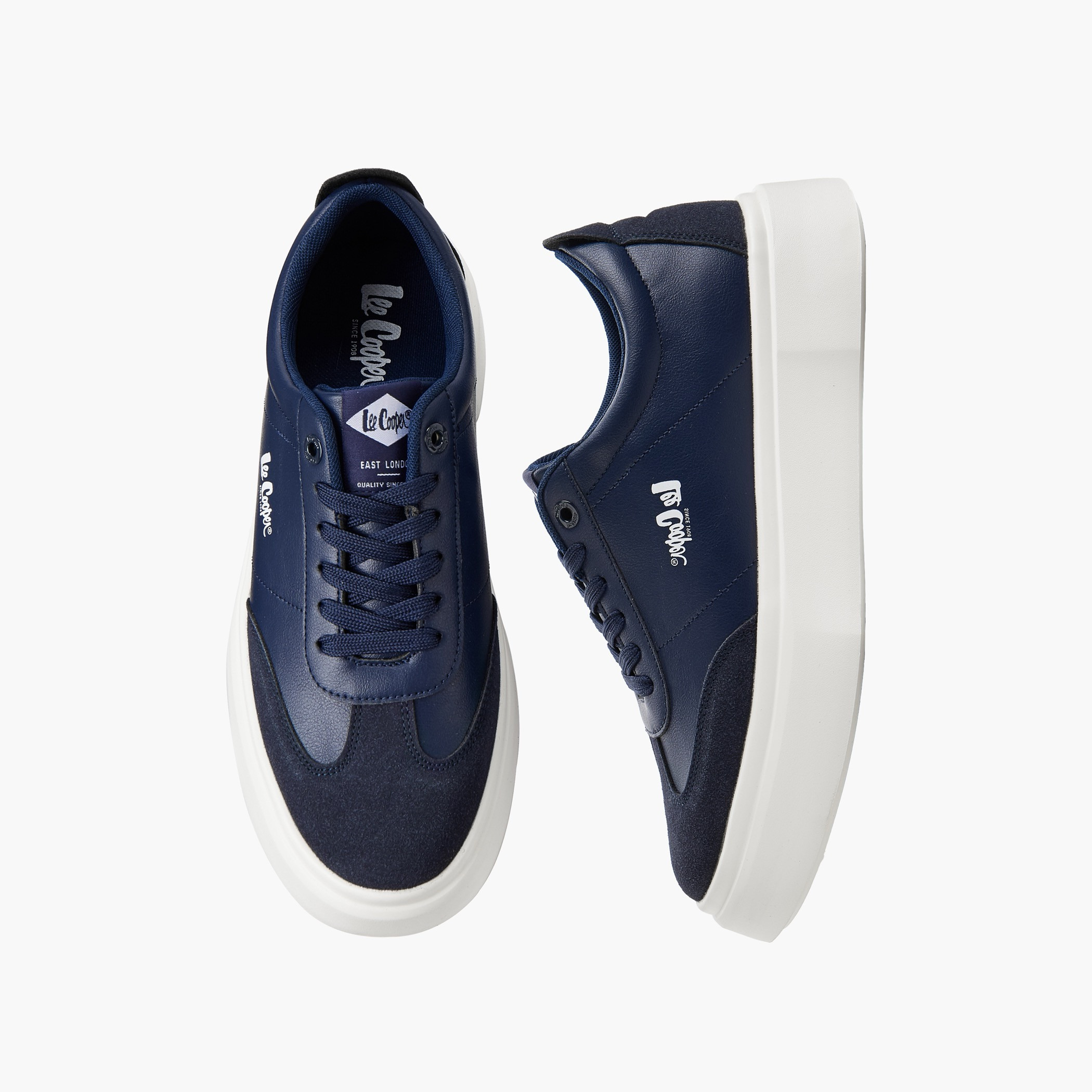 Lee Cooper Men Lace-Up Ortholite Sneakers-men-shoes-sneakers-image-1