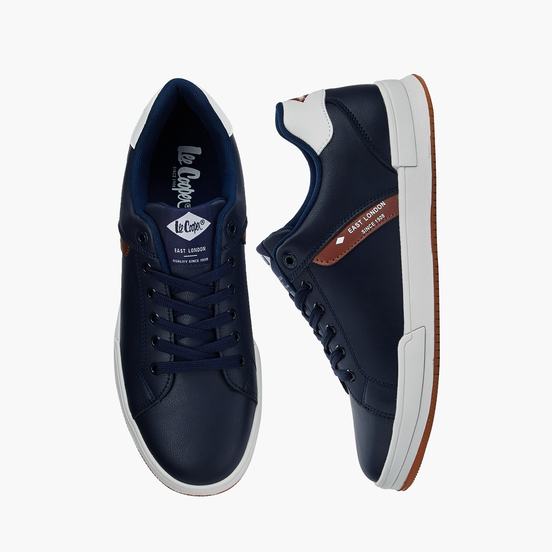 Lee Cooper Men Ortholite Lace-Up Ankle Sneakers-men-shoes-sneakers-image-1