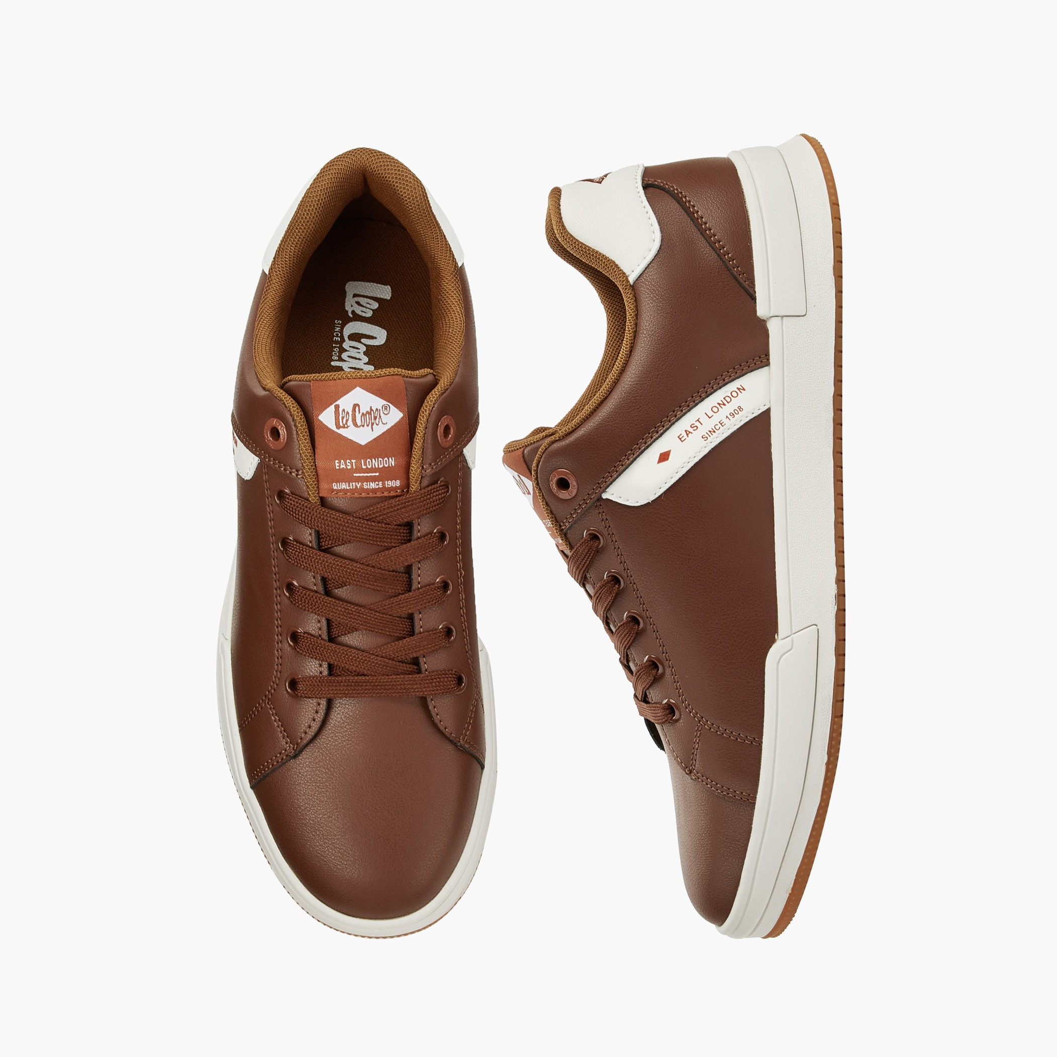Lee Cooper Men Ortholite Lace-Up Ankle Sneakers-men-shoes-sneakers-image-1