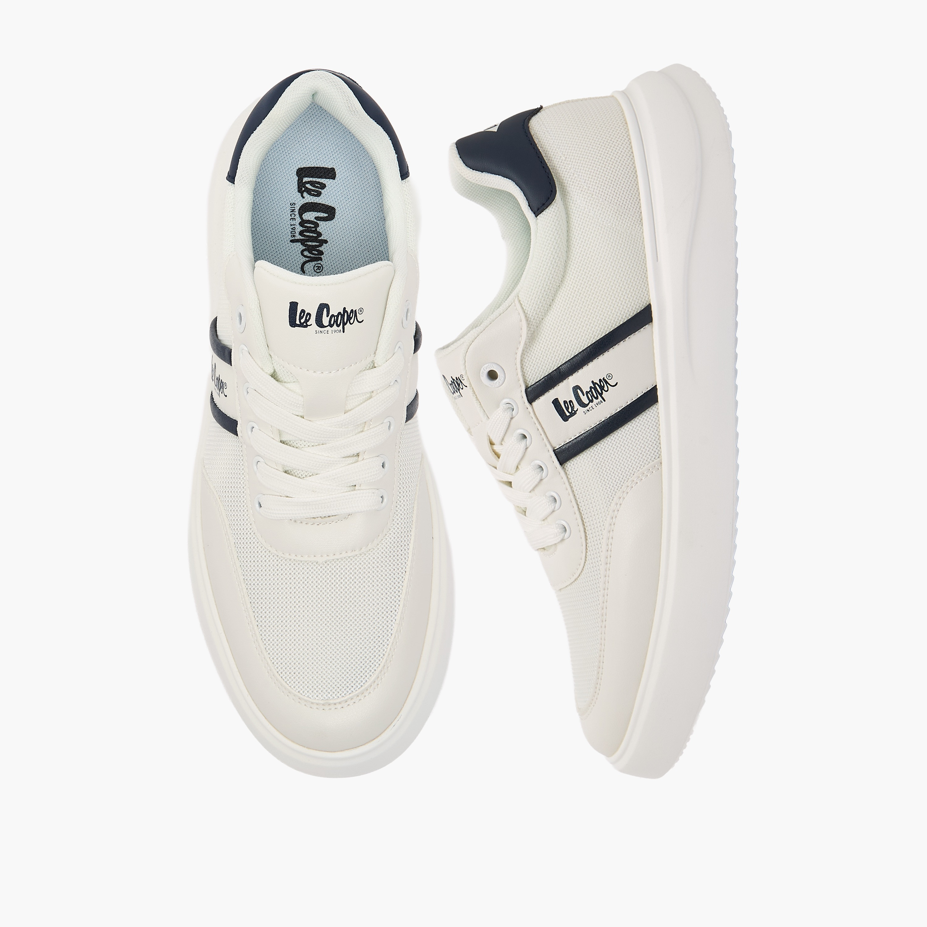 حذاء سنيكرز برقبة كاحل برباط للرجال من لي كوبر-men-shoes-sneakers-image-1