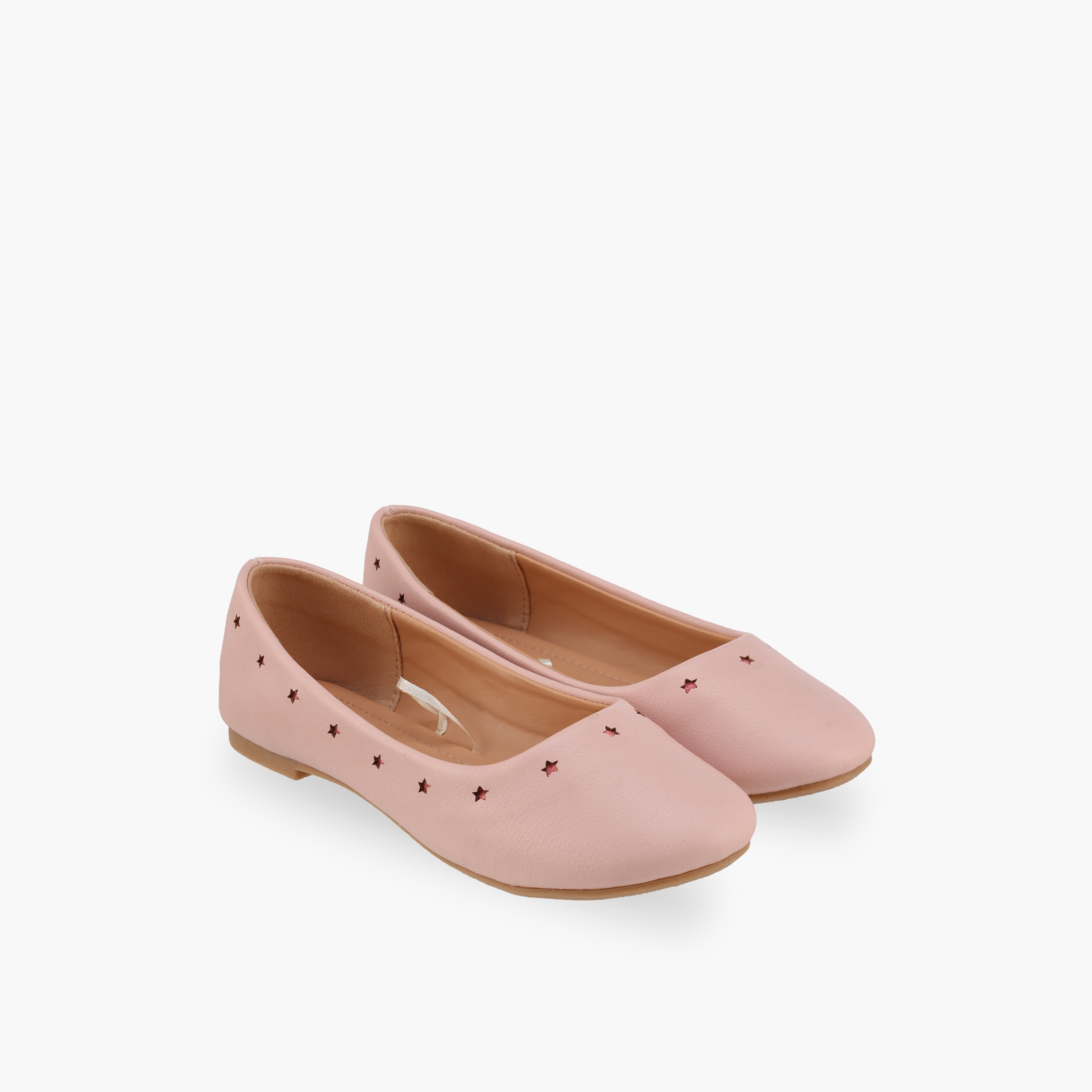 حذاء باليرينا بتفاصيل نجوم مفرغة للبنات من فلورا بيلا-girls-shoes-ballerinas-image-1